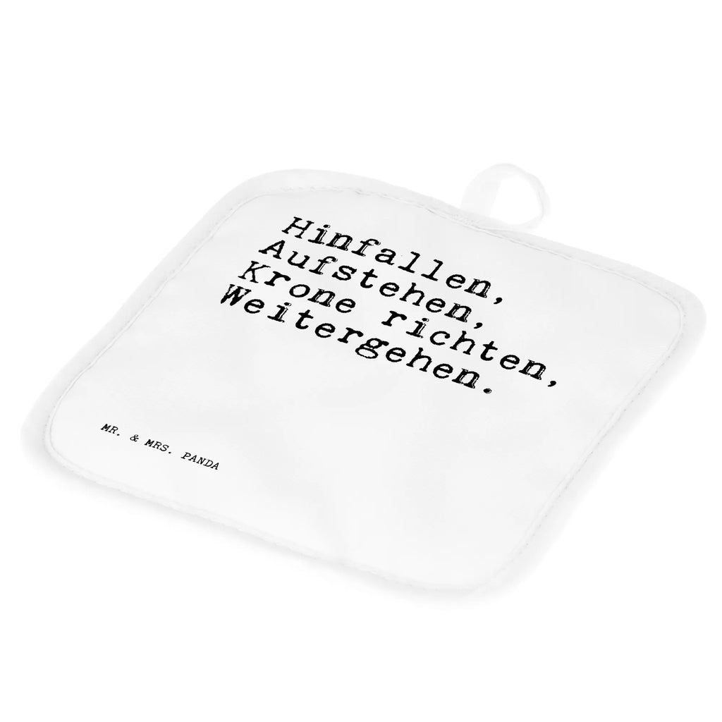 2er Set Topflappen  Sprüche und Zitate Hinfallen, Aufstehen, Krone richten, Weitergehen. Topflappen Set, Topfhandschuh, Ofenhandschuh, Topflappenset, Topflappen 2er Set, Topflappen lustig, Topflappen mit Spruch, Topflappen, Topfhandschuhe, Topfuntersetzer, Schöne Topflappen, Ofenhandschuhe, Spruch, Sprüche, lustige Sprüche, Weisheiten, Zitate, Spruch Geschenke, Spruch Sprüche Weisheiten Zitate Lustig Weisheit Worte