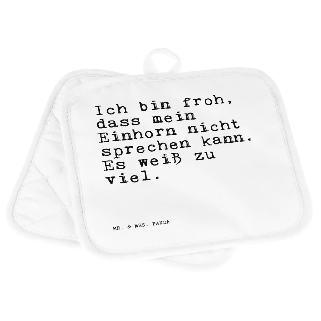2er Set Topflappen  Sprüche und Zitate Ich bin froh, dass mein Einhorn nicht sprechen kann. Es weiß zu viel. Topflappen 2er Set, Topflappen mit Spruch, Ofenhandschuhe, Topfhandschuh, Topflappenset, Topfuntersetzer, Topflappen Set, Schöne Topflappen, Topfhandschuhe, Topflappen lustig, Ofenhandschuh, Topflappen, Spruch, Sprüche, lustige Sprüche, Weisheiten, Zitate, Spruch Geschenke, Spruch Sprüche Weisheiten Zitate Lustig Weisheit Worte