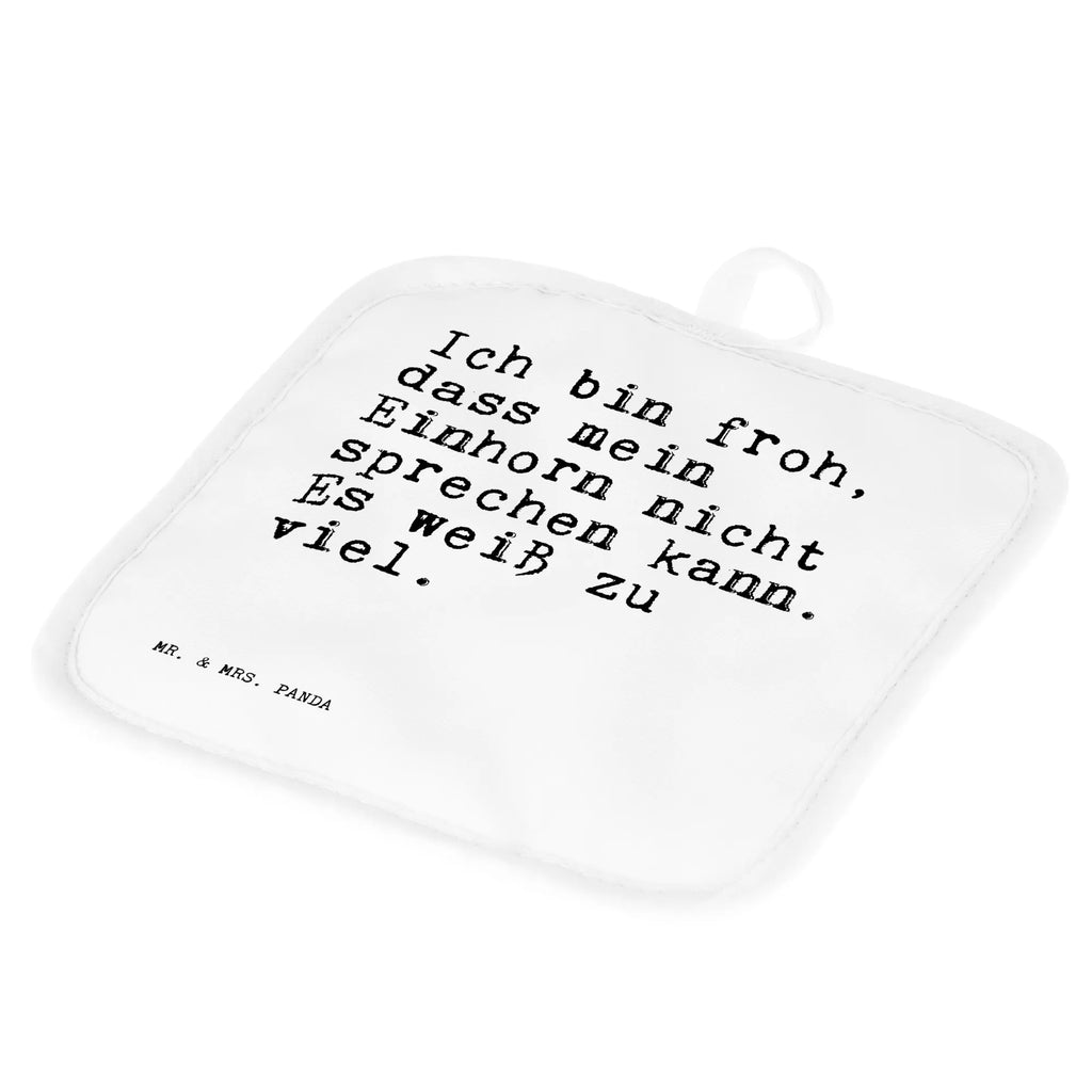 2er Set Topflappen  Sprüche und Zitate Ich bin froh, dass mein Einhorn nicht sprechen kann. Es weiß zu viel. Topflappen 2er Set, Topflappen mit Spruch, Ofenhandschuhe, Topfhandschuh, Topflappenset, Topfuntersetzer, Topflappen Set, Schöne Topflappen, Topfhandschuhe, Topflappen lustig, Ofenhandschuh, Topflappen, Spruch, Sprüche, lustige Sprüche, Weisheiten, Zitate, Spruch Geschenke, Spruch Sprüche Weisheiten Zitate Lustig Weisheit Worte