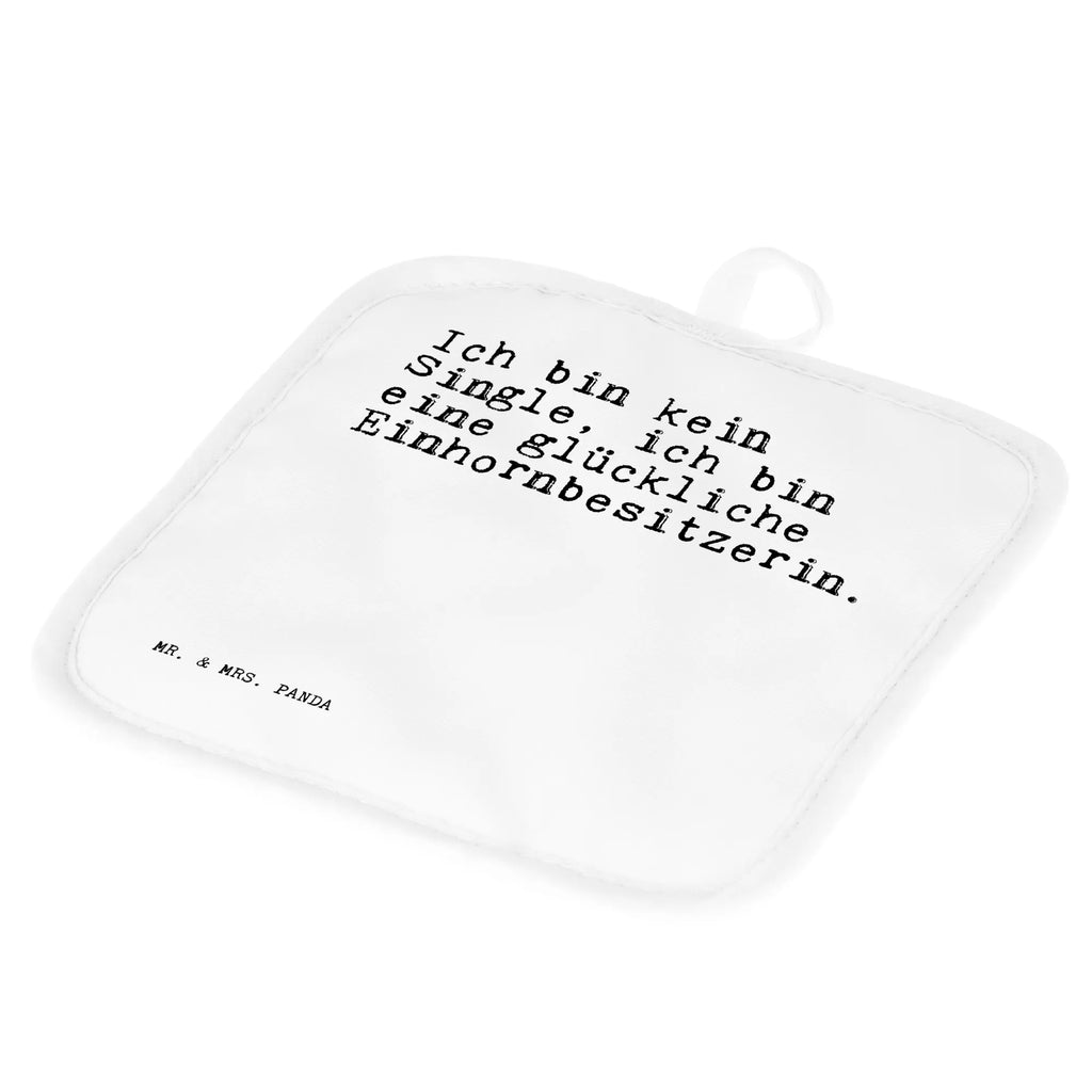 Pot holder Ich bin kein Single,... gloves, cooking, baking, kitchen, oven glove, set, oven mitts, oven cloth set, potholders, saying, sayings, funny, wisdom, quotes, Sayings Proverbs Wisdom Quotes Funny Wisdom Words