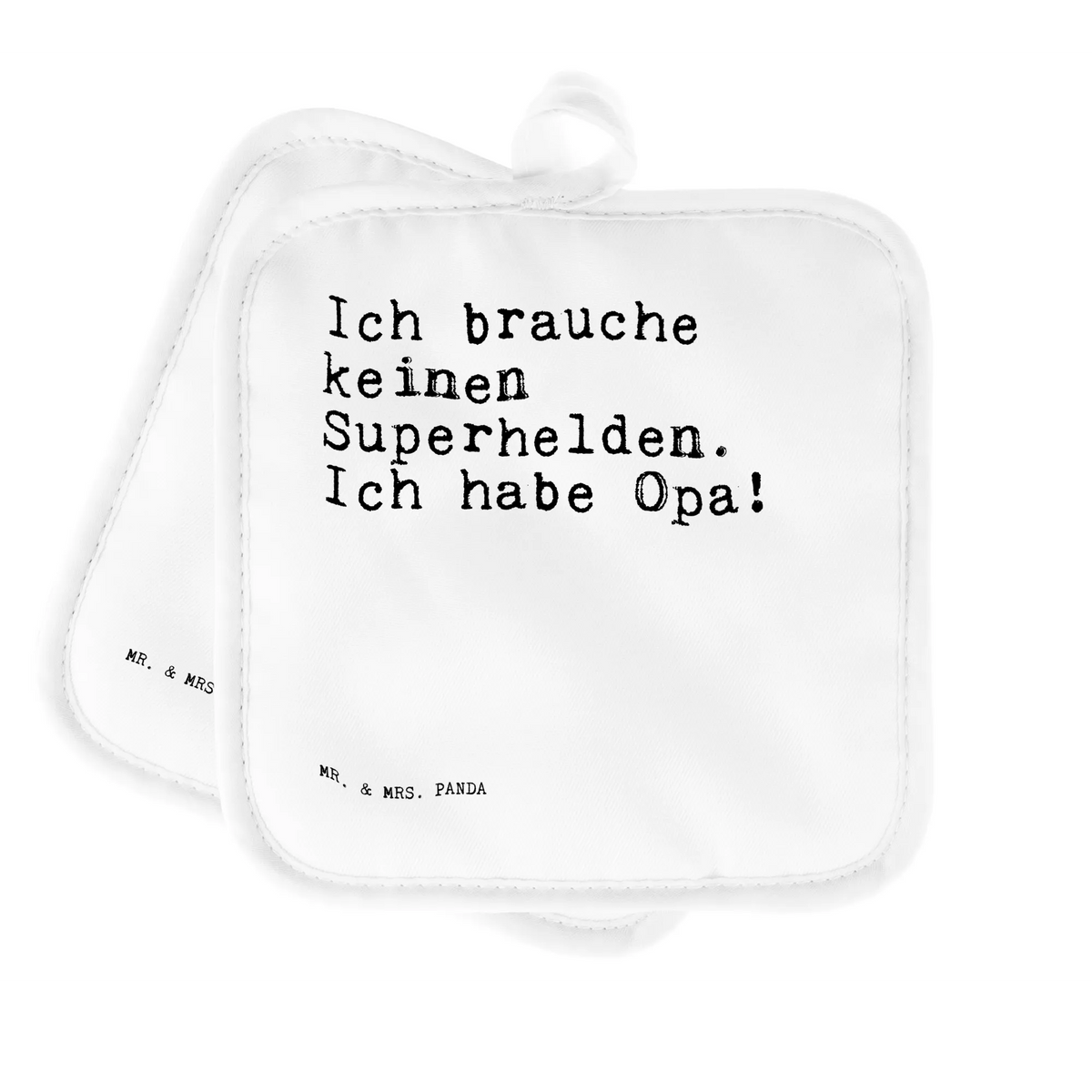 Pot holder Ich brauche keinen Superhelden.... cooking, set, baking, oven mitts, potholders, oven glove, kitchen, gloves, oven cloth set, saying, sayings, funny, wisdom, quotes, Sayings Proverbs Wisdom Quotes Funny Wisdom Words
