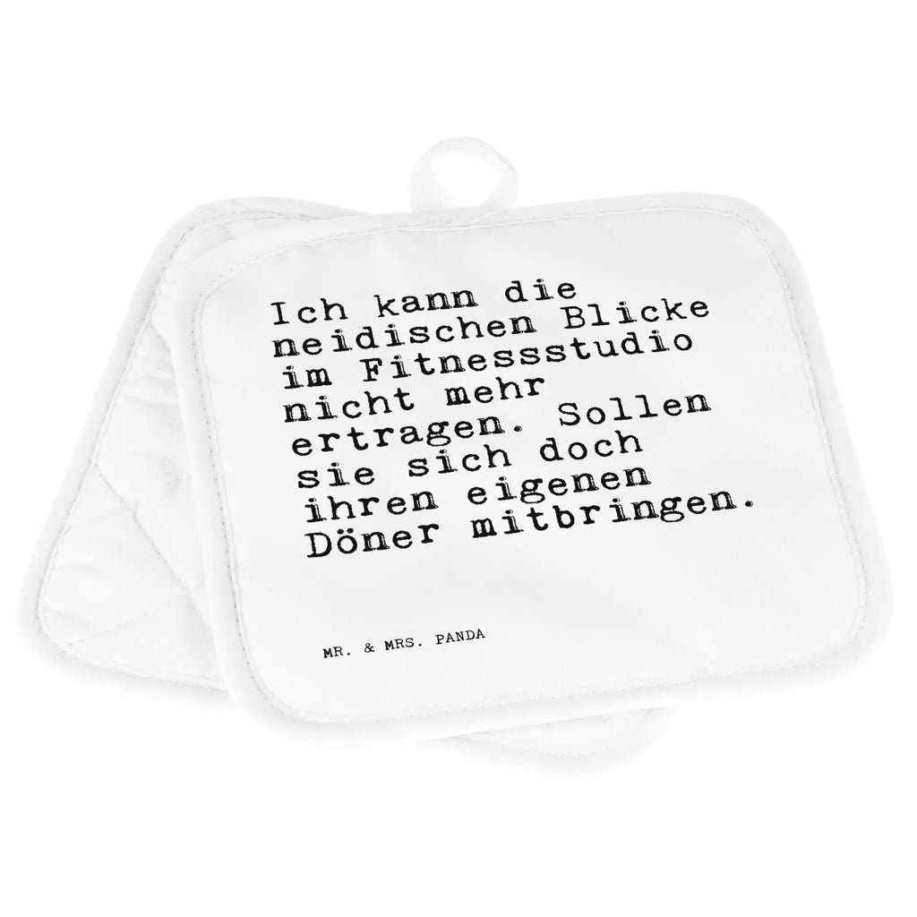 2er Set Topflappen  Sprüche und Zitate Ich kann die neidischen Blicke im Fitnessstudio nicht mehr ertragen. Sollen sie sich doch ihren eigenen Döner mitbringen. Topflappen 2er Set, Topflappen Set, Topfhandschuhe, Topflappen, Topfuntersetzer, Topflappenset, topfhalter, 2er Set Topflappen, Sprüche, Lustige Sprüche, Weisheiten, Zitate, Spruch, Spruch Geschenke, Spruch Sprüche Weisheiten Zitate Lustig Weisheit Worte