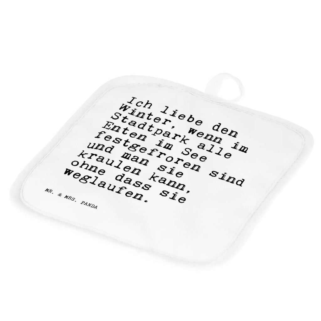 2-elementowy zestaw podkładek pod garnki Ich liebe den Winter,... Przysłowie, przysłowia, zabawne przysłowia, mądrości, cytaty, prezenty z przysłowiami