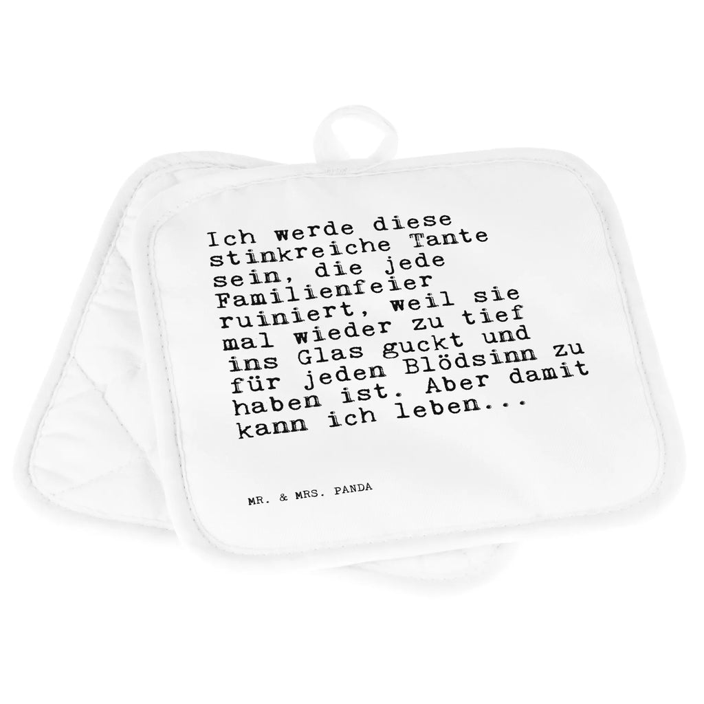 Pot holder Ich werde diese stinkreiche... cooking, kitchen, gloves, oven cloth set, potholders, set, baking, oven glove, oven mitts, saying, sayings, funny, wisdom, quotes, Sayings Proverbs Wisdom Quotes Funny Wisdom Words