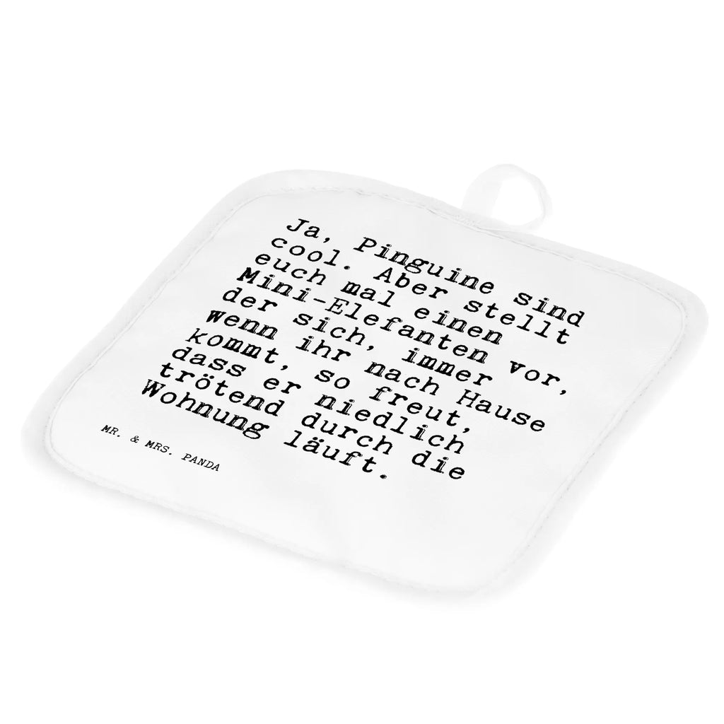 2-elementowy zestaw podkładek pod garnki Ja, Pinguine sind cool.... Przysłowie, przysłowia, zabawne przysłowia, mądrości, cytaty, prezenty z przysłowiami