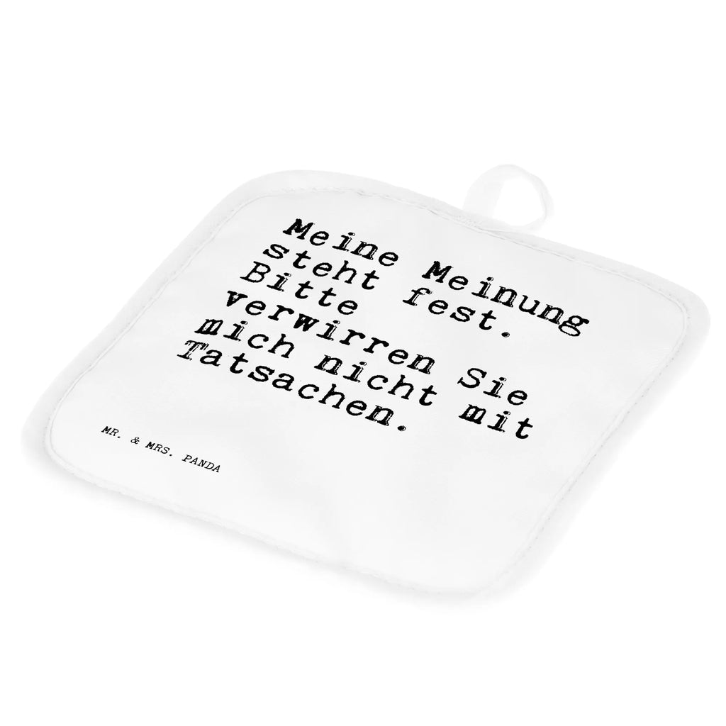 2-elementowy zestaw podkładek pod garnki Meine Meinung steht fest.... Przysłowie, przysłowia, zabawne przysłowia, mądrości, cytaty, prezenty z przysłowiami
