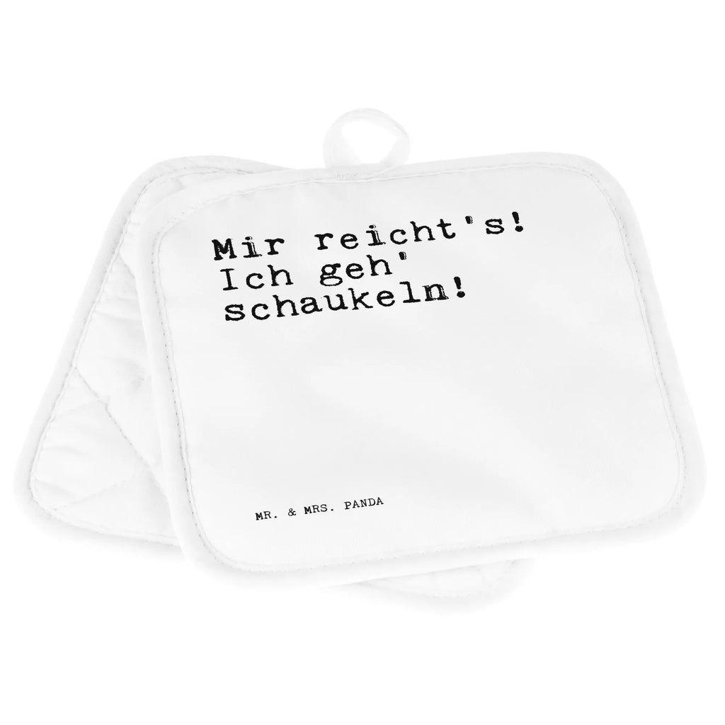 2-elementowy zestaw podkładek pod garnki Mir reicht's! Ich geh'... Przysłowie, przysłowia, zabawne przysłowia, mądrości, cytaty, prezenty z przysłowiami