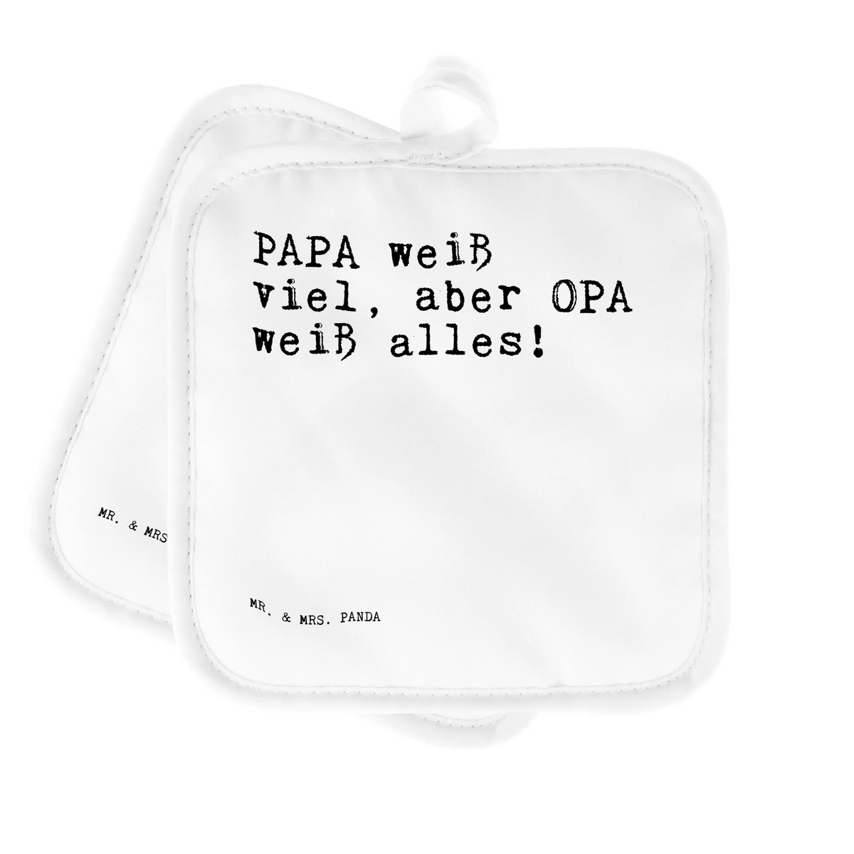 Pot holder PAPA weiß viel, aber... saying, sayings, wisdom, quotes, Sayings Proverbs Wisdom Quotes Funny Wisdom Words