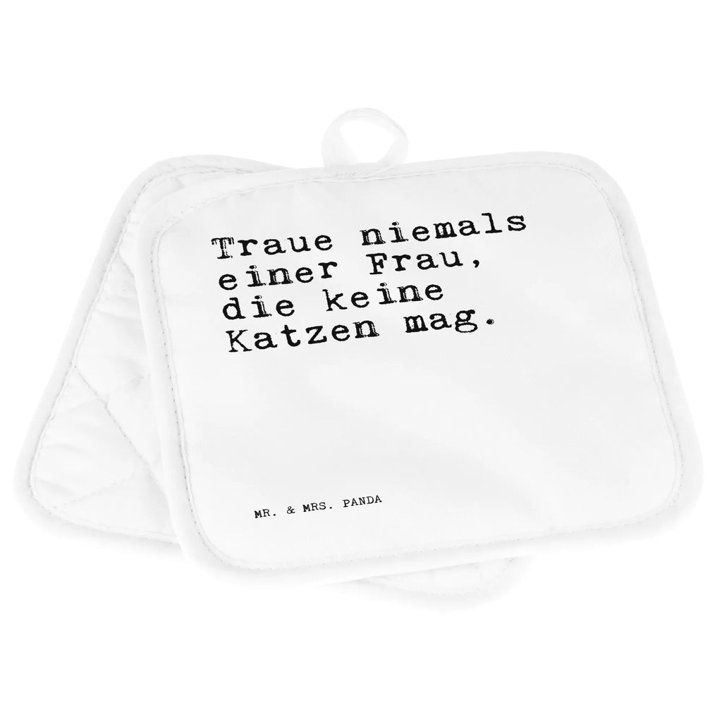 2er Set Topflappen  Sprüche und Zitate Traue niemals einer Frau, die keine Katzen mag. topfhalter, Topfhandschuhe, Topflappen, 2er Set Topflappen, Topflappen 2er Set, Topfuntersetzer, Topflappenset, Topflappen Set, Sprüche, Lustige Sprüche, Weisheiten, Zitate, Spruch, Spruch Geschenke, Spruch Sprüche Weisheiten Zitate Lustig Weisheit Worte