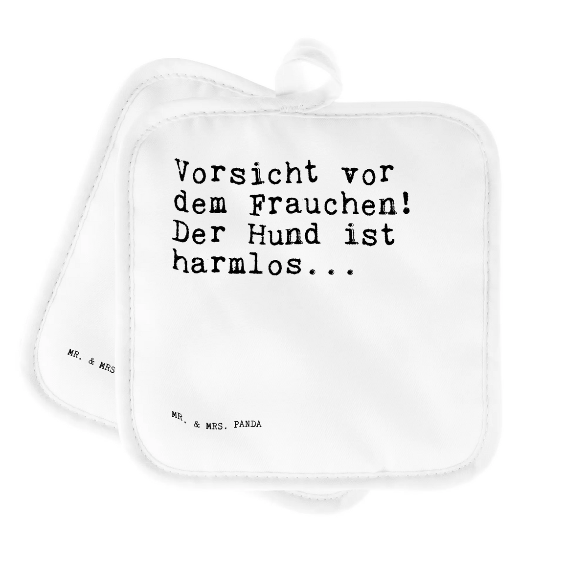 Pot holder Vorsicht vor dem Frauchen!... oven cloth set, potholders, baking, kitchen, oven glove, cooking, gloves, oven mitts, set, saying, sayings, funny, wisdom, quotes, Sayings Proverbs Wisdom Quotes Funny Wisdom Words