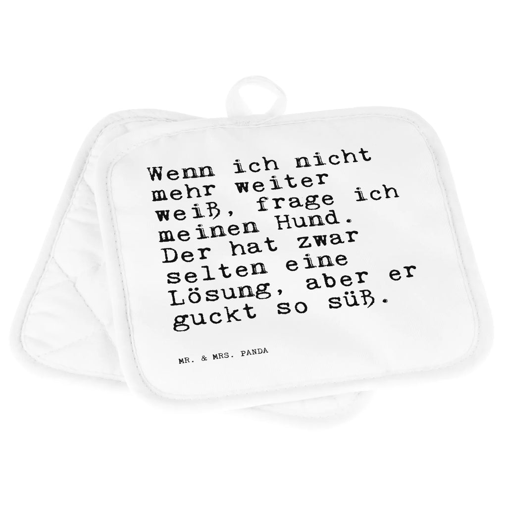 2-elementowy zestaw podkładek pod garnki Wenn ich nicht mehr... Przysłowie, przysłowia, zabawne przysłowia, mądrości, cytaty, prezenty z przysłowiami