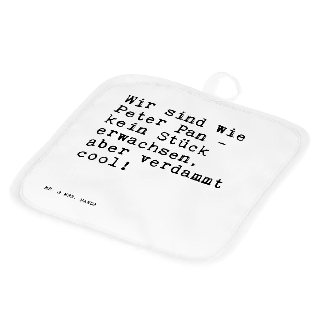 2-elementowy zestaw podkładek pod garnki Wir sind wie Peter... Przysłowie, przysłowia, zabawne przysłowia, mądrości, cytaty, prezenty z przysłowiami