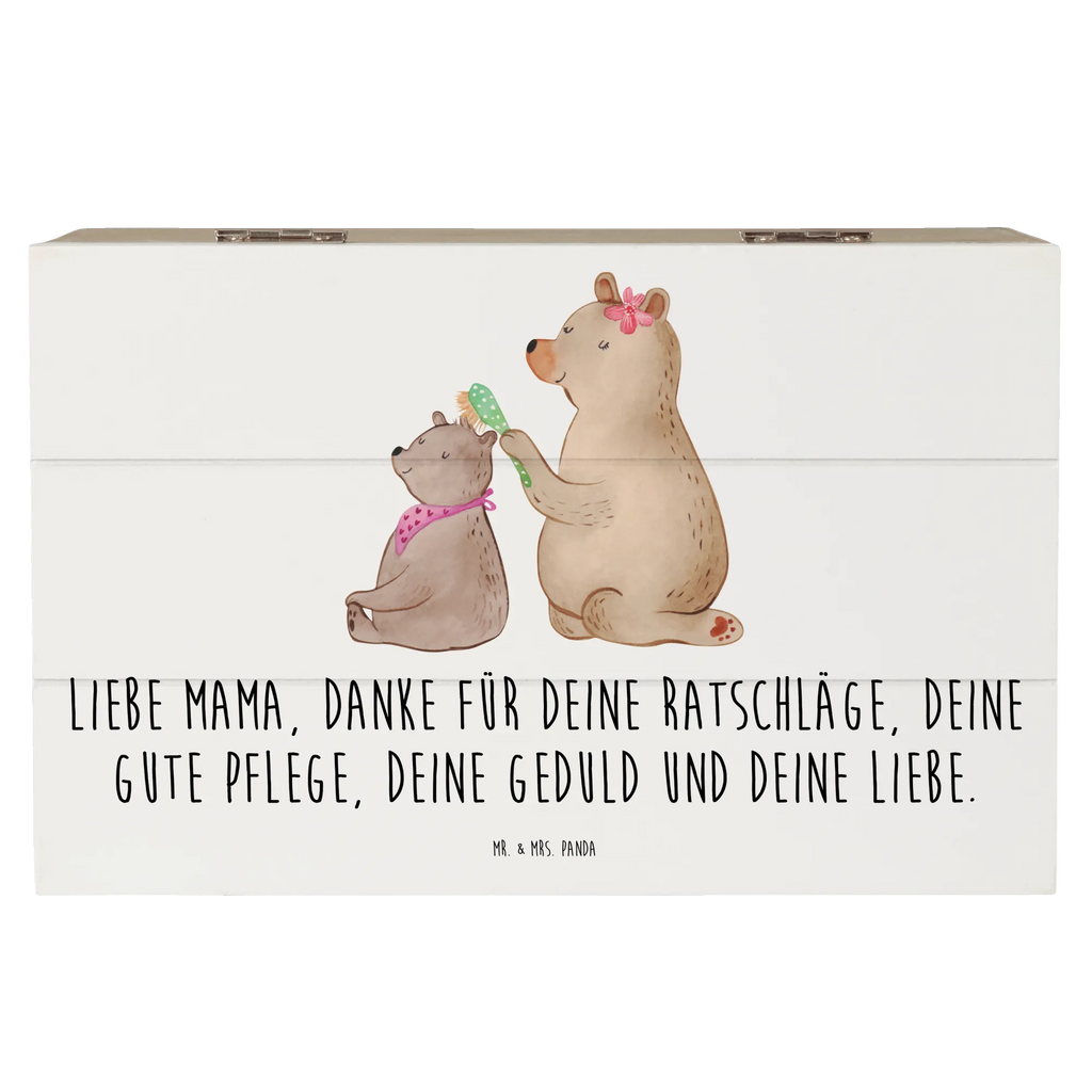Holzkiste Bär mit Kind Erinnerungsbox, Geschenkdose, Aufbewahrungsbox, Dekokiste, Geschenkbox, Erinnerungskiste, Truhe, XXL, Schatulle, Kiste, Holzkiste, Schatzkiste, Familie, Vatertag, Muttertag, Bruder, Schwester, Mama, Papa, Oma, Opa, Mutter, Mutti, Geschenk
