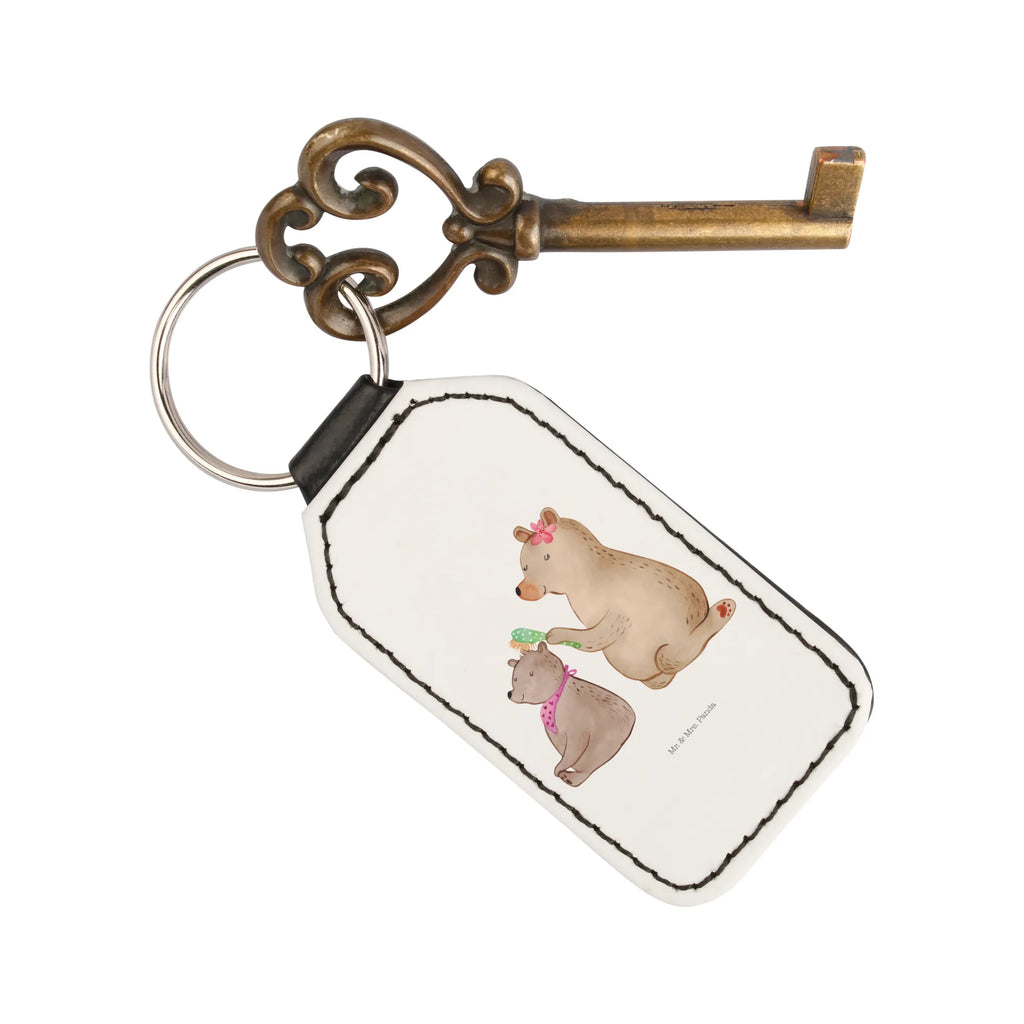 Rectangular key ring bear child bag pendant, keychain, lucky charm, key ring, pendant, Family, Father's Day, Mother's Day, brother, sister, Mom, Dad, Mama, Gift