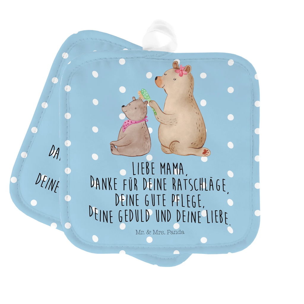 2er Set Topflappen  Bär mit Kind Topflappen, Topfhandschuhe, 2er Set Topflappen, Topflappen 2er Set, topfhalter, Topflappen Set, Topfuntersetzer, Topflappenset, Familie, Vatertag, Schwester, Muttertag, Bruder, Papa, Oma, Mama, Opa, Mutti, Mutter, Geschenk