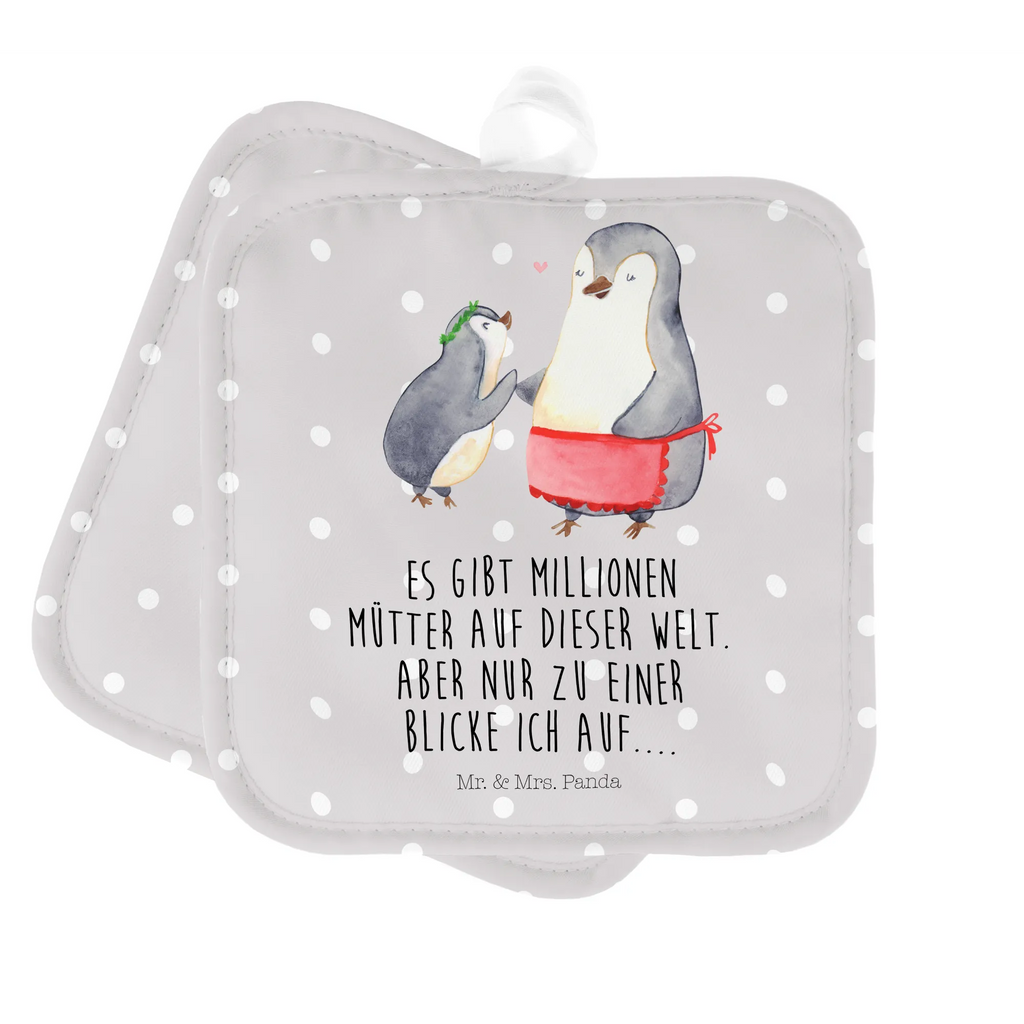 2-elementowy zestaw podkładek pod garnki Pingwin z dzieckiem Topfhandschuhe, Ofenhandschuh, Topflappenset, Topflappen Set, Topfhandschuh, Topfuntersetzer, Topflappen, Ofenhandschuhe, Topflappen 2er Set, Schöne Topflappen, Topflappen mit Spruch, Topflappen lustig, Familie, Vatertag, Muttertag, Bruder, Schwester, Mama, Papa, Oma, Opa, Geschenk, Mami, Mutti, Mutter, Geburststag