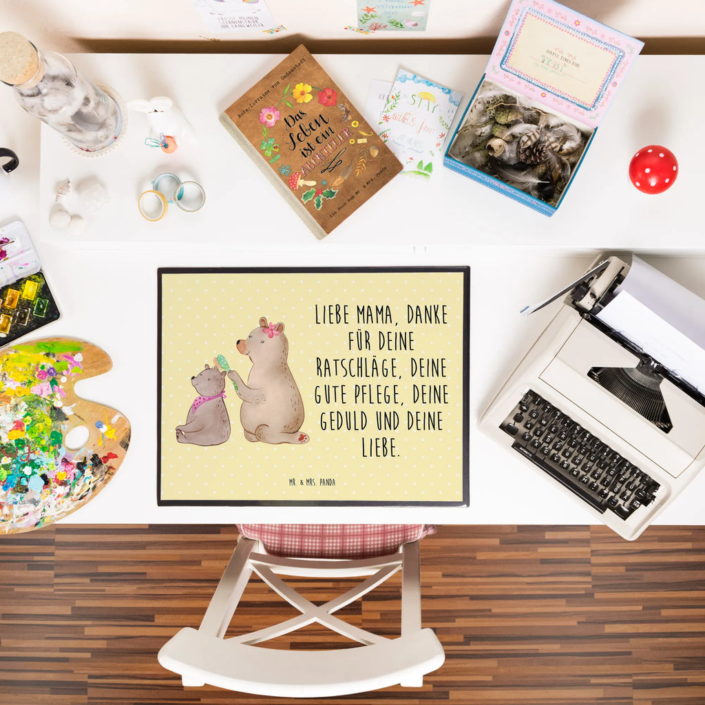 Schreibtischunterlage Bär mit Kind Büroartikel, Schreibtischauflage, Schreibunterlage, Schreibtischunterlage Groß, Schreibtisch Unterlagen, Bürobedarf, Schreibwaren, Familie, Vatertag, Muttertag, Bruder, Schwester, Mama, Papa, Oma, Opa, Geschenk, Mutter, Mutti