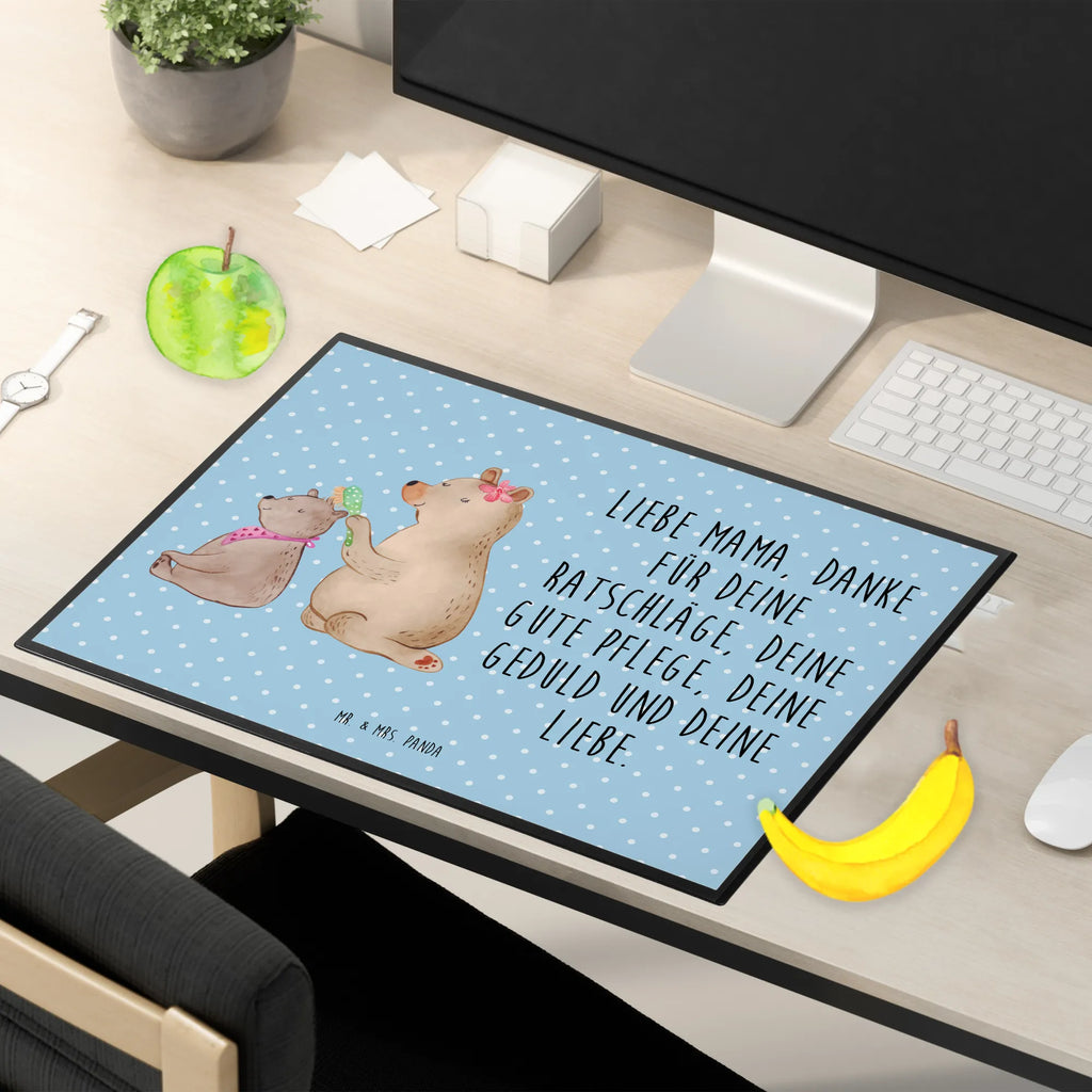 Schreibtischunterlage Bär mit Kind Büroartikel, Schreibtischauflage, Schreibunterlage, Schreibtischunterlage Groß, Schreibtisch Unterlagen, Bürobedarf, Schreibwaren, Familie, Vatertag, Muttertag, Bruder, Schwester, Mama, Papa, Oma, Opa, Geschenk, Mutter, Mutti