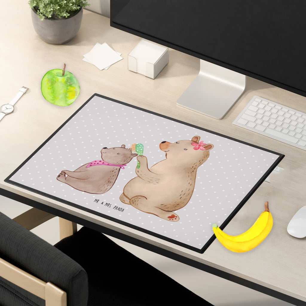 Schreibtischunterlage Bär mit Kind Büroartikel, Schreibtischauflage, Schreibunterlage, Schreibtischunterlage Groß, Schreibtisch Unterlagen, Bürobedarf, Schreibwaren, Familie, Vatertag, Muttertag, Bruder, Schwester, Mama, Papa, Oma, Opa, Geschenk, Mutter, Mutti