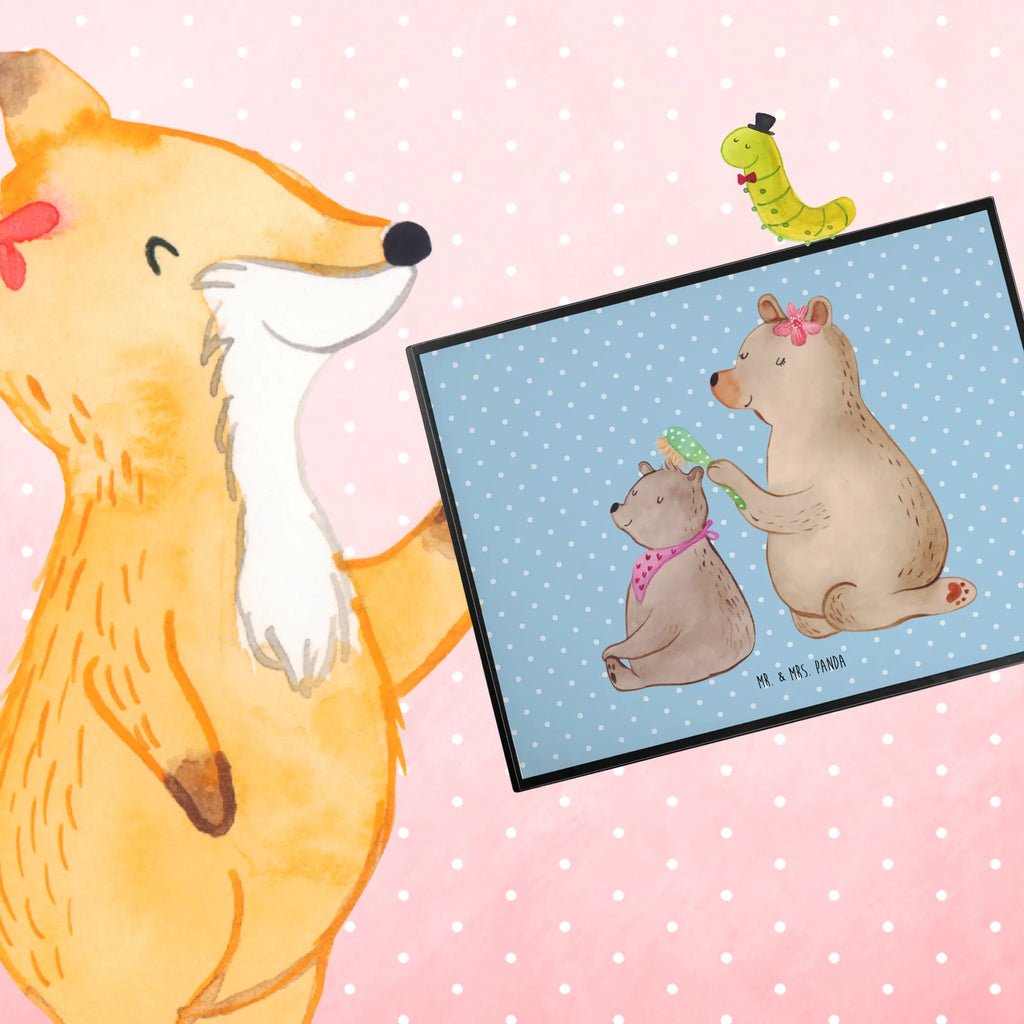 Schreibtischunterlage Bär mit Kind Büroartikel, Schreibtischauflage, Schreibunterlage, Schreibtischunterlage Groß, Schreibtisch Unterlagen, Bürobedarf, Schreibwaren, Familie, Vatertag, Muttertag, Bruder, Schwester, Mama, Papa, Oma, Opa, Geschenk, Mutter, Mutti