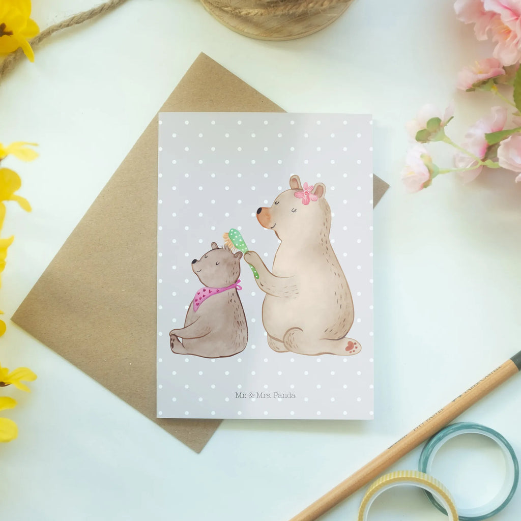 Kartka okolicznościowa niedźwiedź dziecko Hochzeitskarte, Glückwunschkarte, Einladungskarte, Karte, Geburtstagskarte, Grußkarte, Ansichtskarten, Klappkarte, Familie, Vatertag, Muttertag, Bruder, Schwester, Mama, Papa, Oma, Opa, Mutter, Mutti, Geschenk