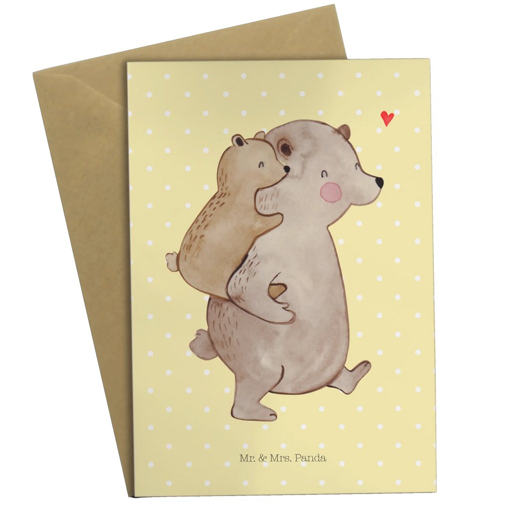 Grußkarte Papa Bär Hochzeitskarte, Geburtstagskarte, Karte, Ansichtskarten, Klappkarte, Grußkarte, Einladungskarte, Glückwunschkarte, Familie, Vatertag, Muttertag, Bruder, Schwester, Mama, Papa, Oma, Opa, Papi, Vati, Onkel, Geburtstag, Geschenk, Vater