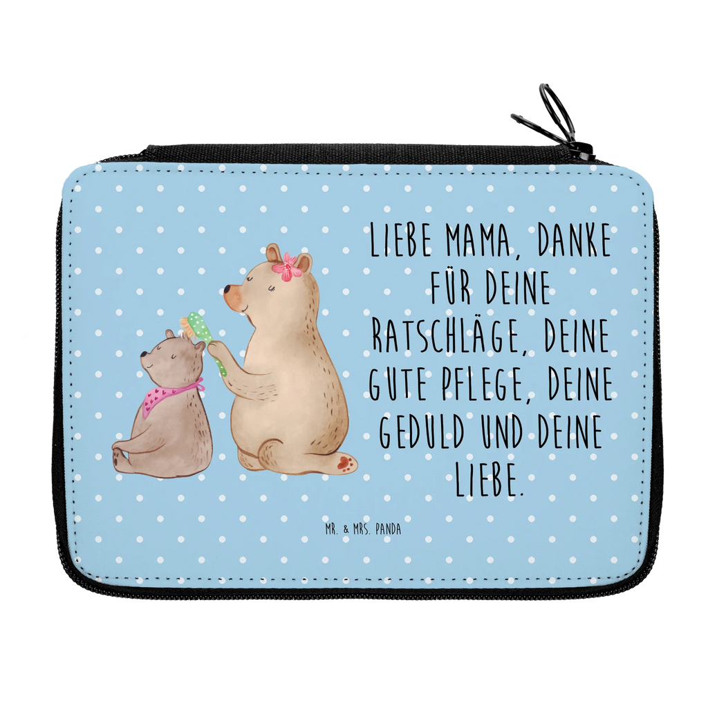 Federmappe Bär mit Kind Schreibmappe, Stiftemappe, Stiftetasche, Schuletui, Etui für Stifte, Federtasche, Mäppchen, Stiftebeutel, Farbstiftetui, Bleistift Etui, Stifteetui, Federmäppchen, Schreibetui, Schüleretui, Federmappe Set, Malmappe, Stifte Etui, Buntstiftmäppchen, Bleistiftetui, Schulmäppchen, Schlampermäppchen, Zeichenetui, Buntstiftetui, Oma, Opa, Muttertag, Familie, Schwester, Bruder, Vatertag, Mama, Papa, Geschenk, Mutter, Mutti