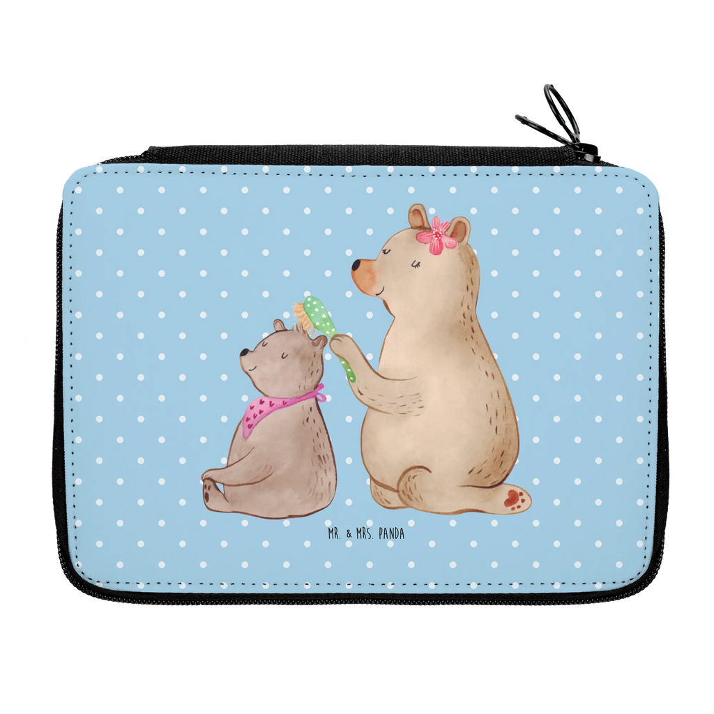 Federmappe Bär mit Kind Schreibmappe, Stiftemappe, Stiftetasche, Schuletui, Etui für Stifte, Federtasche, Mäppchen, Stiftebeutel, Farbstiftetui, Bleistift Etui, Stifteetui, Federmäppchen, Schreibetui, Schüleretui, Federmappe Set, Malmappe, Stifte Etui, Buntstiftmäppchen, Bleistiftetui, Schulmäppchen, Schlampermäppchen, Zeichenetui, Buntstiftetui, Oma, Opa, Muttertag, Familie, Schwester, Bruder, Vatertag, Mama, Papa, Geschenk, Mutter, Mutti