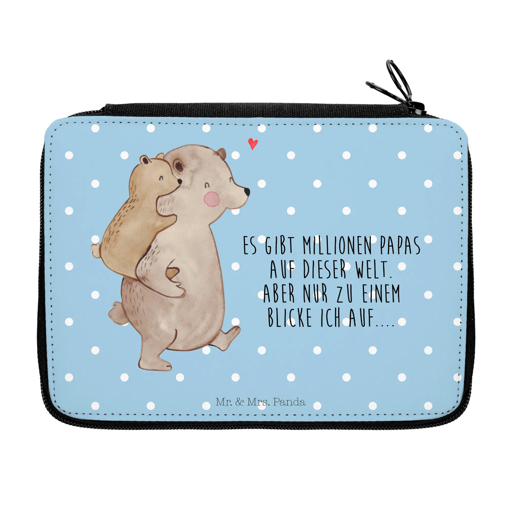 Federmappe Papa Bär Zeichenetui, Farbstiftetui, Federmäppchen, Buntstiftmäppchen, Federtasche, Schreibmappe, Stifte Etui, Buntstiftetui, Bleistift Etui, Schuletui, Schreibetui, Malmappe, Etui für Stifte, Schulmäppchen, Bleistiftetui, Stiftemappe, Stifteetui, Federmappe Set, Schüleretui, Stiftebeutel, Schlampermäppchen, Stiftetasche, Mäppchen, Bruder, Familie, Muttertag, Papa, Schwester, Mama, Vatertag, Opa, Oma, Geburtstag, Papi, Vater, Onkel, Geschenk, Vati