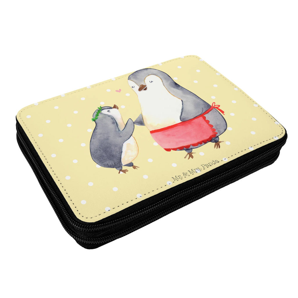 Leather folder Penguin with child Etui für Stifte, Federtasche, Schlampermäppchen, Schuletui, Federmappe Set, Schulmäppchen, Bleistiftetui, Stiftetasche, Schreibmappe, Schüleretui, Buntstiftmäppchen, Stiftebeutel, Buntstiftetui, Federmäppchen, Zeichenetui, Malmappe, Stifte Etui, Bleistift Etui, Stiftemappe, Farbstiftetui, Schreibetui, Stifteetui, Mäppchen, Oma, Opa, Muttertag, Familie, Schwester, Bruder, Vatertag, Mama, Papa, Mutti, Mami, Geburststag, Mutter, Geschenk
