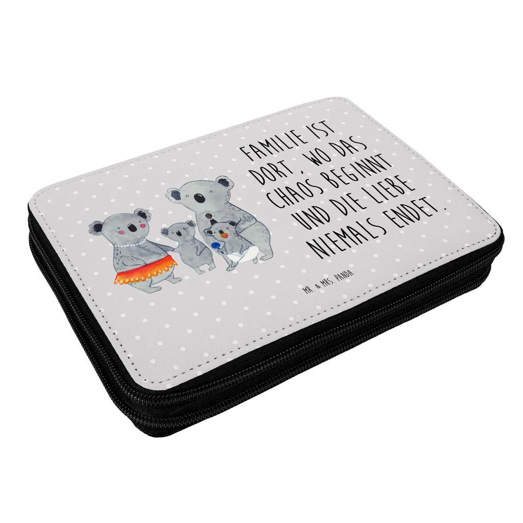 Leather folder Koala Family Stiftemappe, Schreibmappe, Stifteetui, Bleistiftetui, Schreibetui, Schuletui, Buntstiftmäppchen, Stiftebeutel, Schulmäppchen, Stiftetasche, Bleistift Etui, Schüleretui, Federmappe Set, Farbstiftetui, Buntstiftetui, Malmappe, Stifte Etui, Federtasche, Federmäppchen, Etui für Stifte, Zeichenetui, Mäppchen, Schlampermäppchen, Oma, Opa, Muttertag, Familie, Schwester, Bruder, Vatertag, Mama, Papa, Familienleben, Koalas, Family, Geschwister, Koala, Kinder