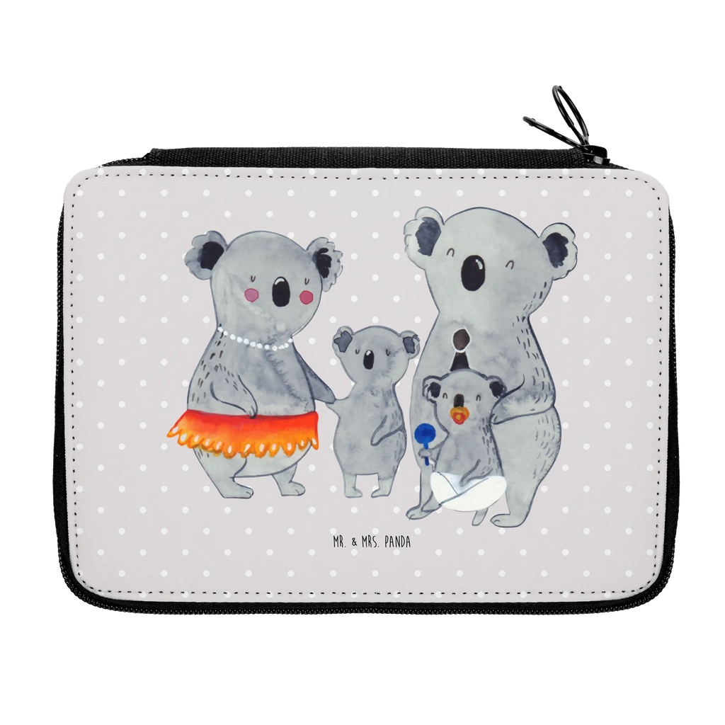 Leather folder Koala Family Stiftemappe, Schreibmappe, Stifteetui, Bleistiftetui, Schreibetui, Schuletui, Buntstiftmäppchen, Stiftebeutel, Schulmäppchen, Stiftetasche, Bleistift Etui, Schüleretui, Federmappe Set, Farbstiftetui, Buntstiftetui, Malmappe, Stifte Etui, Federtasche, Federmäppchen, Etui für Stifte, Zeichenetui, Mäppchen, Schlampermäppchen, Oma, Opa, Muttertag, Familie, Schwester, Bruder, Vatertag, Mama, Papa, Familienleben, Koalas, Family, Geschwister, Koala, Kinder