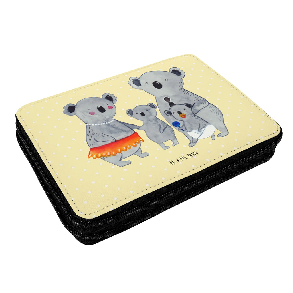 Leather folder Koala Family Stiftemappe, Schreibmappe, Stifteetui, Bleistiftetui, Schreibetui, Schuletui, Buntstiftmäppchen, Stiftebeutel, Schulmäppchen, Stiftetasche, Bleistift Etui, Schüleretui, Federmappe Set, Farbstiftetui, Buntstiftetui, Malmappe, Stifte Etui, Federtasche, Federmäppchen, Etui für Stifte, Zeichenetui, Mäppchen, Schlampermäppchen, Oma, Opa, Muttertag, Familie, Schwester, Bruder, Vatertag, Mama, Papa, Familienleben, Koalas, Family, Geschwister, Koala, Kinder
