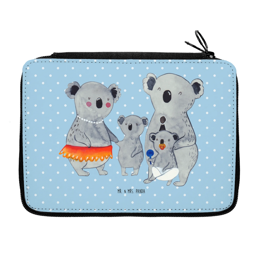 Leather folder Koala Family Stiftemappe, Schreibmappe, Stifteetui, Bleistiftetui, Schreibetui, Schuletui, Buntstiftmäppchen, Stiftebeutel, Schulmäppchen, Stiftetasche, Bleistift Etui, Schüleretui, Federmappe Set, Farbstiftetui, Buntstiftetui, Malmappe, Stifte Etui, Federtasche, Federmäppchen, Etui für Stifte, Zeichenetui, Mäppchen, Schlampermäppchen, Oma, Opa, Muttertag, Familie, Schwester, Bruder, Vatertag, Mama, Papa, Familienleben, Koalas, Family, Geschwister, Koala, Kinder