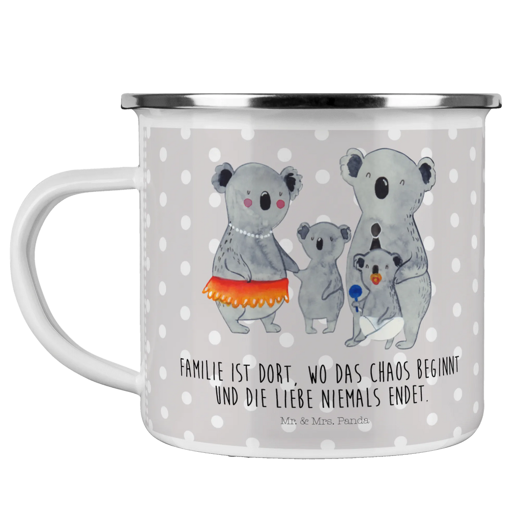 Camping Emaille Tasse Koala Familie wanderbecher, blechbecher, Campingbecher, wandertasse, Tasse, Emaille Tasse, Emailletasse, Teebecher, Emaille Becher, Pott, Trinkbecher, Becher, Tasse Emaille, becher emaille, Kaffeebecher, Teetasse, Metalltasse, Campingtasse, Blechtasse, Kaffeetasse, metallbecher, Reisebecher, emaillebecher, reisetasse, Oma, Opa, Muttertag, Familie, Schwester, Bruder, Vatertag, Mama, Papa, Familienleben, Family, Koalas, Geschwister, Kinder, Koala