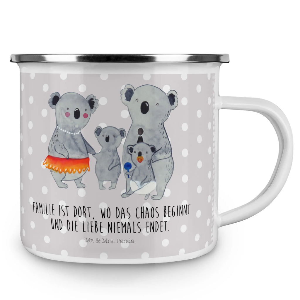 Camping Emaille Tasse Koala Familie wanderbecher, blechbecher, Campingbecher, wandertasse, Tasse, Emaille Tasse, Emailletasse, Teebecher, Emaille Becher, Pott, Trinkbecher, Becher, Tasse Emaille, becher emaille, Kaffeebecher, Teetasse, Metalltasse, Campingtasse, Blechtasse, Kaffeetasse, metallbecher, Reisebecher, emaillebecher, reisetasse, Oma, Opa, Muttertag, Familie, Schwester, Bruder, Vatertag, Mama, Papa, Familienleben, Family, Koalas, Geschwister, Kinder, Koala