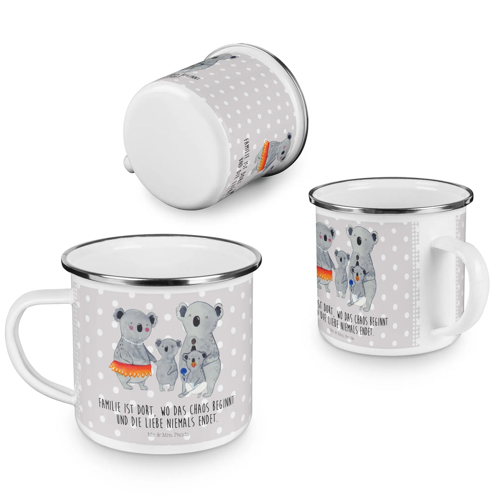 Camping Emaille Tasse Koala Familie wanderbecher, blechbecher, Campingbecher, wandertasse, Tasse, Emaille Tasse, Emailletasse, Teebecher, Emaille Becher, Pott, Trinkbecher, Becher, Tasse Emaille, becher emaille, Kaffeebecher, Teetasse, Metalltasse, Campingtasse, Blechtasse, Kaffeetasse, metallbecher, Reisebecher, emaillebecher, reisetasse, Oma, Opa, Muttertag, Familie, Schwester, Bruder, Vatertag, Mama, Papa, Familienleben, Family, Koalas, Geschwister, Kinder, Koala