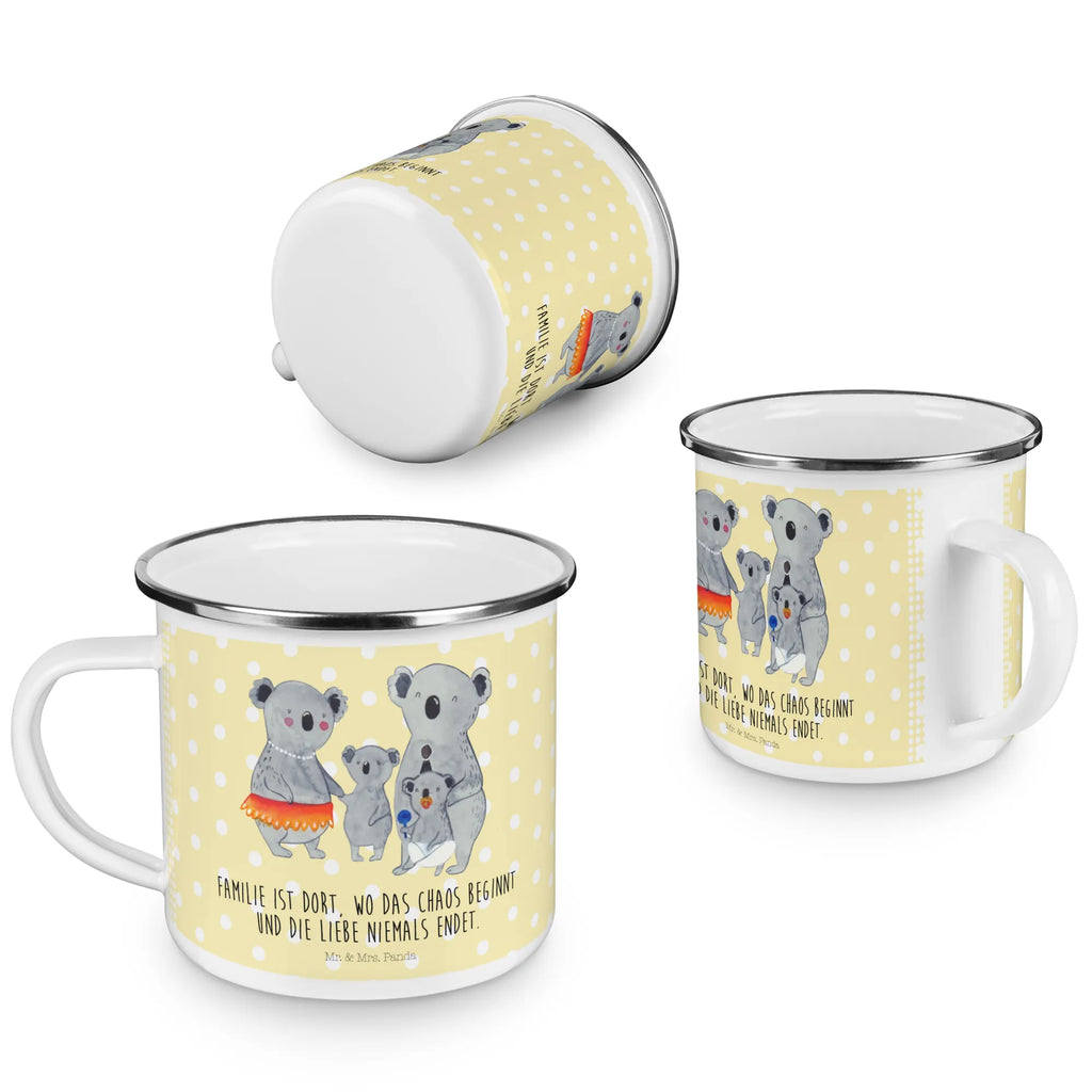 Camping Emaille Tasse Koala Familie wanderbecher, blechbecher, Campingbecher, wandertasse, Tasse, Emaille Tasse, Emailletasse, Teebecher, Emaille Becher, Pott, Trinkbecher, Becher, Tasse Emaille, becher emaille, Kaffeebecher, Teetasse, Metalltasse, Campingtasse, Blechtasse, Kaffeetasse, metallbecher, Reisebecher, emaillebecher, reisetasse, Oma, Opa, Muttertag, Familie, Schwester, Bruder, Vatertag, Mama, Papa, Familienleben, Family, Koalas, Geschwister, Kinder, Koala