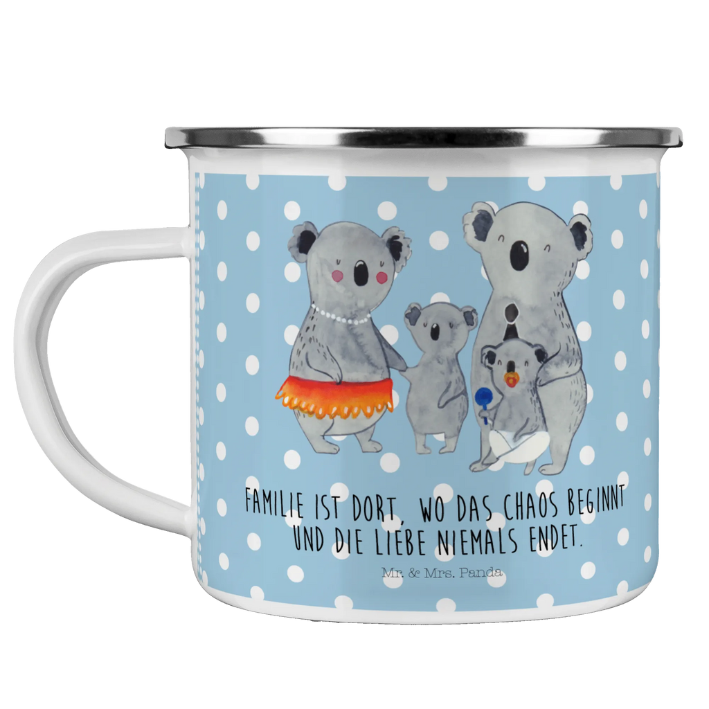 Camping Emaille Tasse Koala Familie wanderbecher, blechbecher, Campingbecher, wandertasse, Tasse, Emaille Tasse, Emailletasse, Teebecher, Emaille Becher, Pott, Trinkbecher, Becher, Tasse Emaille, becher emaille, Kaffeebecher, Teetasse, Metalltasse, Campingtasse, Blechtasse, Kaffeetasse, metallbecher, Reisebecher, emaillebecher, reisetasse, Oma, Opa, Muttertag, Familie, Schwester, Bruder, Vatertag, Mama, Papa, Familienleben, Family, Koalas, Geschwister, Kinder, Koala