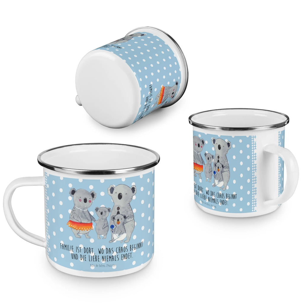 Camping Emaille Tasse Koala Familie wanderbecher, blechbecher, Campingbecher, wandertasse, Tasse, Emaille Tasse, Emailletasse, Teebecher, Emaille Becher, Pott, Trinkbecher, Becher, Tasse Emaille, becher emaille, Kaffeebecher, Teetasse, Metalltasse, Campingtasse, Blechtasse, Kaffeetasse, metallbecher, Reisebecher, emaillebecher, reisetasse, Oma, Opa, Muttertag, Familie, Schwester, Bruder, Vatertag, Mama, Papa, Familienleben, Family, Koalas, Geschwister, Kinder, Koala