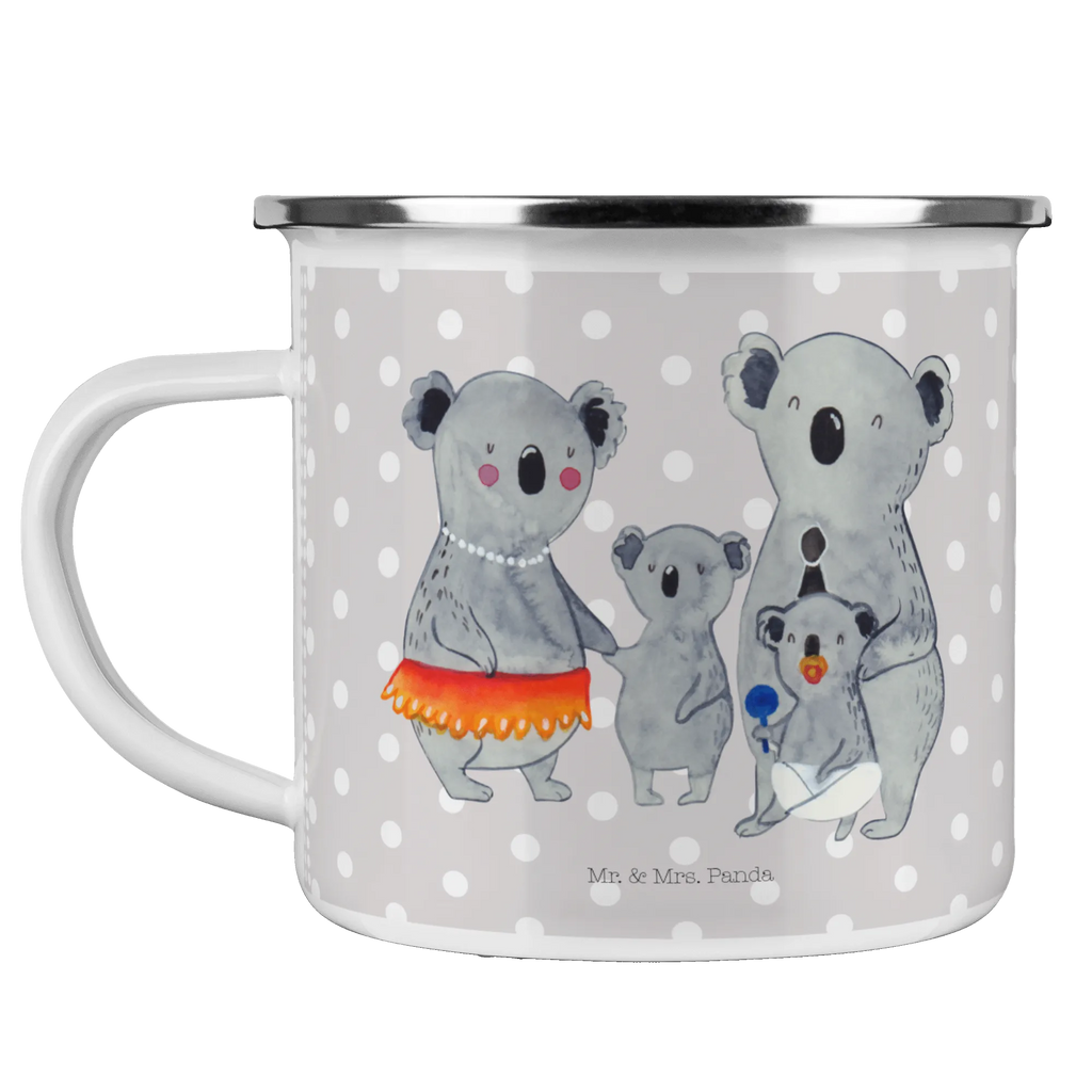 Camping Emaille Tasse Koala Familie wanderbecher, blechbecher, Campingbecher, wandertasse, Tasse, Emaille Tasse, Emailletasse, Teebecher, Emaille Becher, Pott, Trinkbecher, Becher, Tasse Emaille, becher emaille, Kaffeebecher, Teetasse, Metalltasse, Campingtasse, Blechtasse, Kaffeetasse, metallbecher, Reisebecher, emaillebecher, reisetasse, Oma, Opa, Muttertag, Familie, Schwester, Bruder, Vatertag, Mama, Papa, Familienleben, Family, Koalas, Geschwister, Kinder, Koala