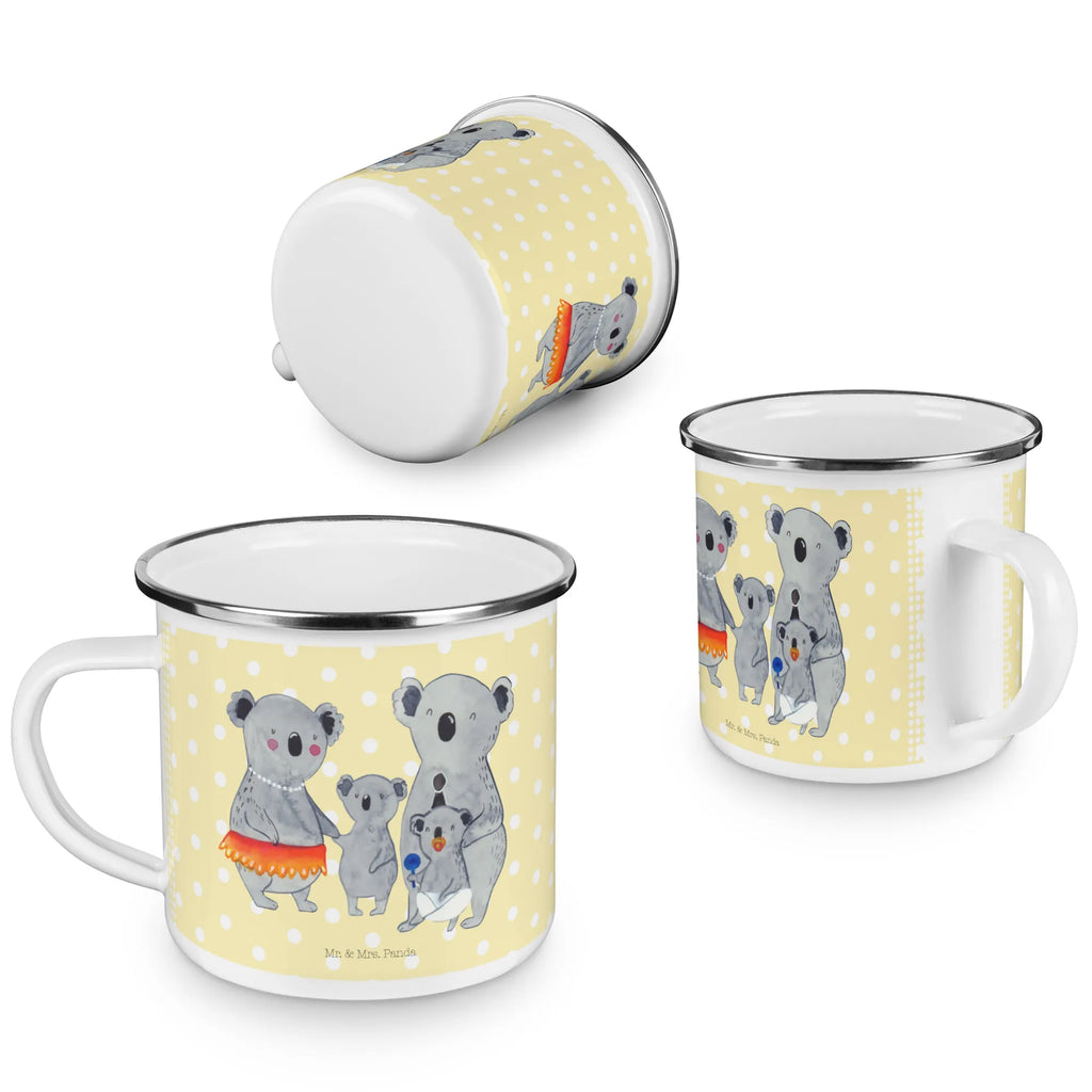 Camping Emaille Tasse Koala Familie wanderbecher, blechbecher, Campingbecher, wandertasse, Tasse, Emaille Tasse, Emailletasse, Teebecher, Emaille Becher, Pott, Trinkbecher, Becher, Tasse Emaille, becher emaille, Kaffeebecher, Teetasse, Metalltasse, Campingtasse, Blechtasse, Kaffeetasse, metallbecher, Reisebecher, emaillebecher, reisetasse, Oma, Opa, Muttertag, Familie, Schwester, Bruder, Vatertag, Mama, Papa, Familienleben, Family, Koalas, Geschwister, Kinder, Koala