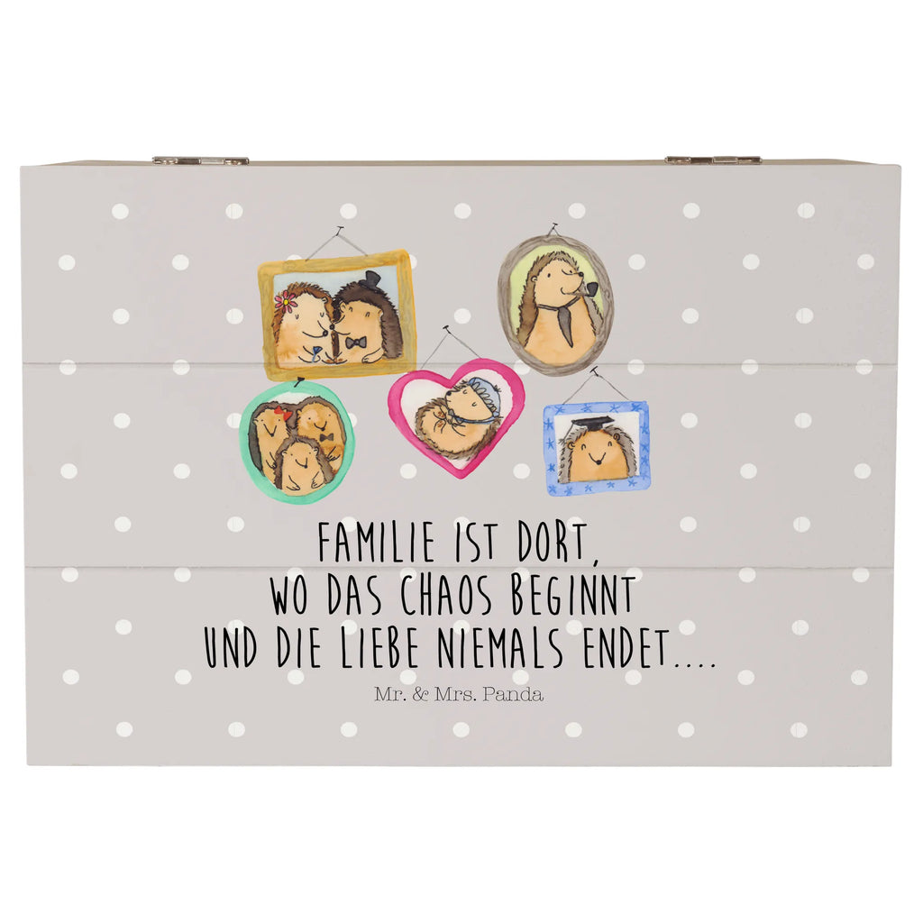 Wooden chest Hedgehog family XXL, Kiste, Erinnerungsbox, Schatulle, Holzkiste, Geschenkbox, Schatzkiste, Dekokiste, Aufbewahrungsbox, Truhe, Geschenkdose, Erinnerungskiste, Familie, Vatertag, Muttertag, Bruder, Schwester, Mama, Papa, Oma, Opa, Zusammenhalt, Bilder, Liebe, Igel, Glück