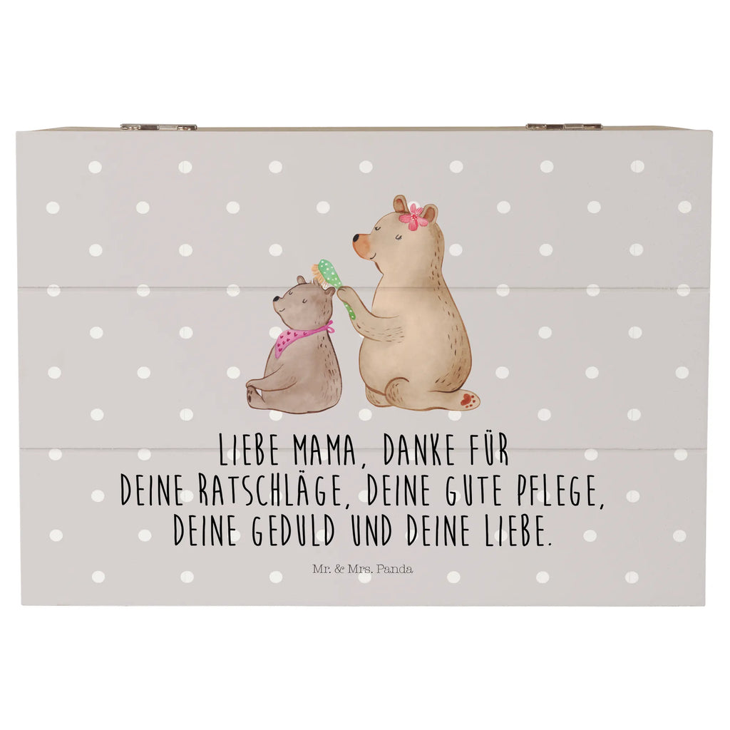 Holzkiste Bär mit Kind Erinnerungsbox, Geschenkdose, Aufbewahrungsbox, Dekokiste, Geschenkbox, Erinnerungskiste, Truhe, XXL, Schatulle, Kiste, Holzkiste, Schatzkiste, Familie, Vatertag, Muttertag, Bruder, Schwester, Mama, Papa, Oma, Opa, Mutter, Mutti, Geschenk