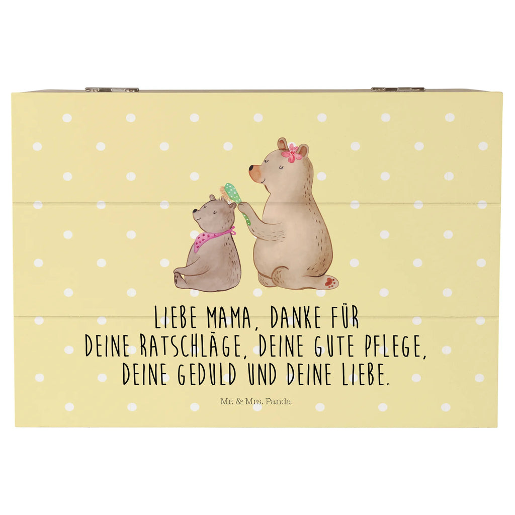 Holzkiste Bär mit Kind Erinnerungsbox, Geschenkdose, Aufbewahrungsbox, Dekokiste, Geschenkbox, Erinnerungskiste, Truhe, XXL, Schatulle, Kiste, Holzkiste, Schatzkiste, Familie, Vatertag, Muttertag, Bruder, Schwester, Mama, Papa, Oma, Opa, Mutter, Mutti, Geschenk