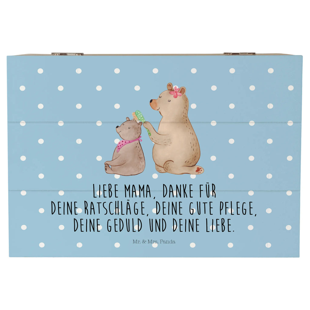 Holzkiste Bär mit Kind Erinnerungsbox, Geschenkdose, Aufbewahrungsbox, Dekokiste, Geschenkbox, Erinnerungskiste, Truhe, XXL, Schatulle, Kiste, Holzkiste, Schatzkiste, Familie, Vatertag, Muttertag, Bruder, Schwester, Mama, Papa, Oma, Opa, Mutter, Mutti, Geschenk