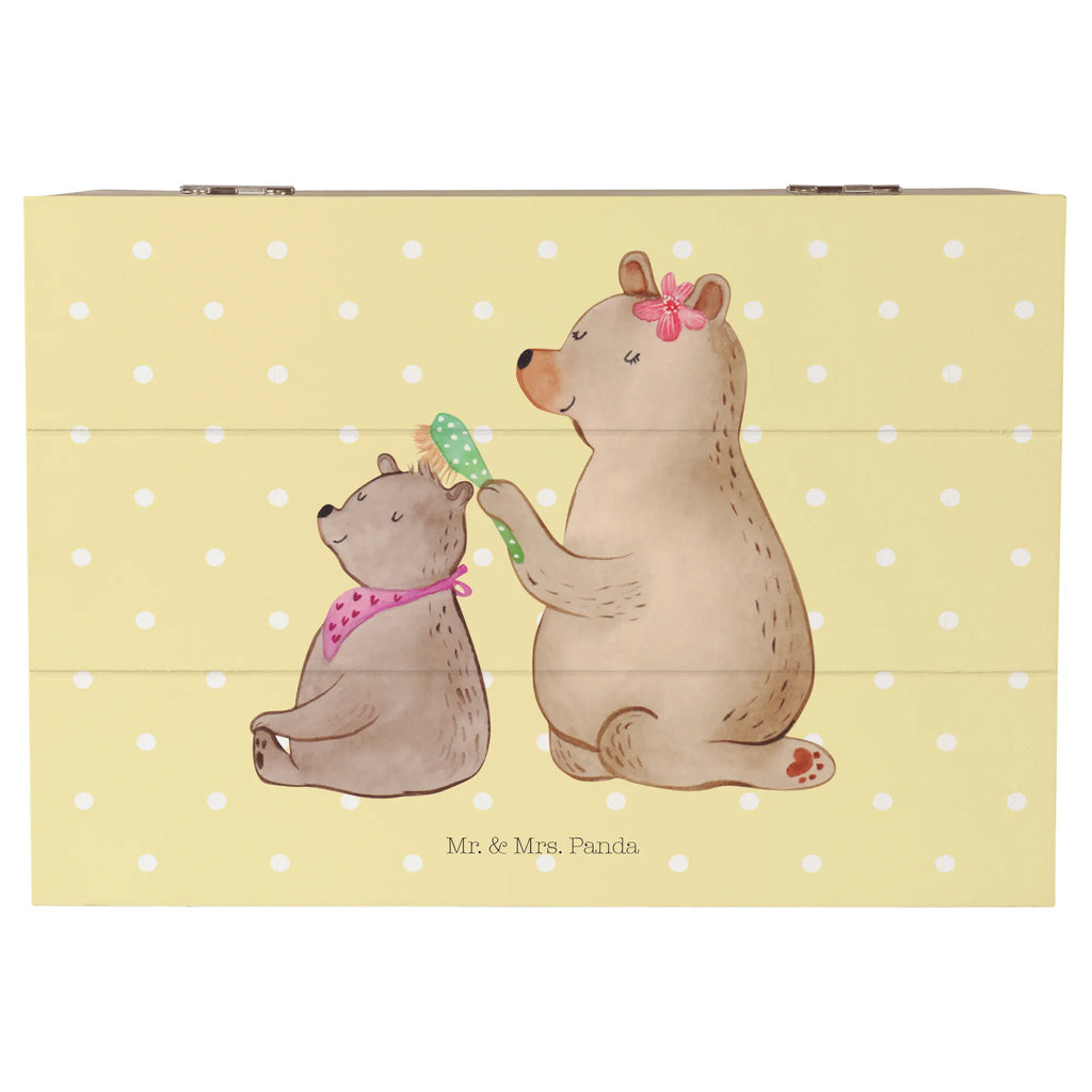 Holzkiste Bär mit Kind Erinnerungsbox, Geschenkdose, Aufbewahrungsbox, Dekokiste, Geschenkbox, Erinnerungskiste, Truhe, XXL, Schatulle, Kiste, Holzkiste, Schatzkiste, Familie, Vatertag, Muttertag, Bruder, Schwester, Mama, Papa, Oma, Opa, Mutter, Mutti, Geschenk