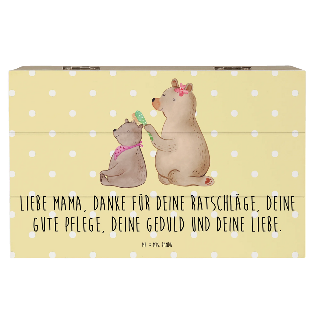 Holzkiste Bär mit Kind Erinnerungsbox, Geschenkdose, Aufbewahrungsbox, Dekokiste, Geschenkbox, Erinnerungskiste, Truhe, XXL, Schatulle, Kiste, Holzkiste, Schatzkiste, Familie, Vatertag, Muttertag, Bruder, Schwester, Mama, Papa, Oma, Opa, Mutter, Mutti, Geschenk