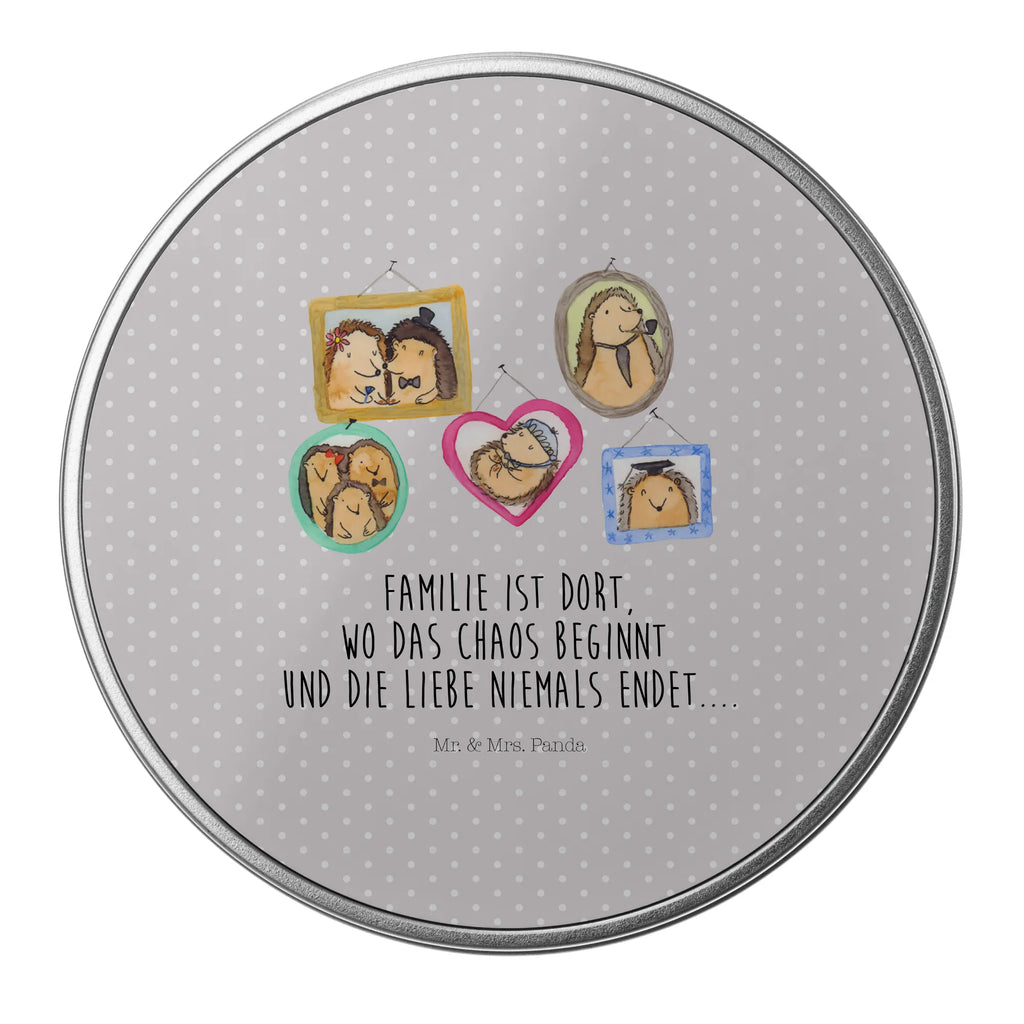okrągła puszka z blachy Rodzina jeży plätzchendose, runde dosen, plätzchendosen, Vorratsdosen, Runde Dose, blechdosen, Keksdose, Runde Blechdose, Blechdose Rund, geschenkdosen, Blechdose, Metalldose Rund, metalldosen, Aufbewahrungsdosen, runddosen, runde keksdose, Metalldose, dosen, Dose, keksdosen, Metallbox, gebäckdose, Aufbewahrungsbox, runddose, runde blechdosen, metallboxen, runde keksdosen, Aufbewahrungsdose, Vorratsdose, Geschenkdose, gebäckdosen, Schwester, Familie, Papa, Mama, Muttertag, Vatertag, Oma, Opa, Bruder, Bilder, Igel, Liebe, Zusammenhalt, Glück