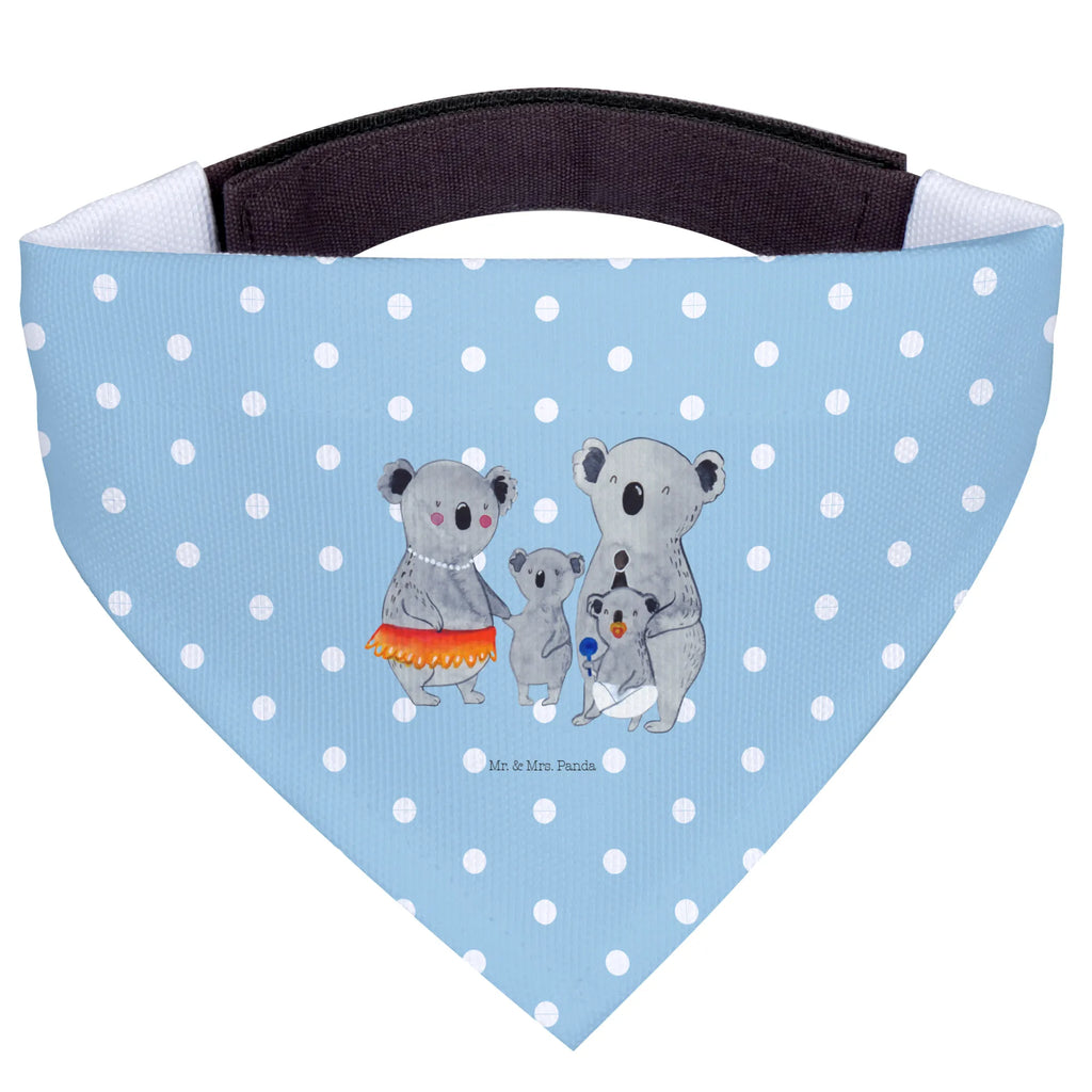 Dog neckerchief Koala Family dog scarf, big, scarf, neckerchief, dogs, big dogs, Family, Father's Day, Mother's Day, brother, sister, Mom, Dad, siblings, dad, koalas, Koala, family, children, mom, family life